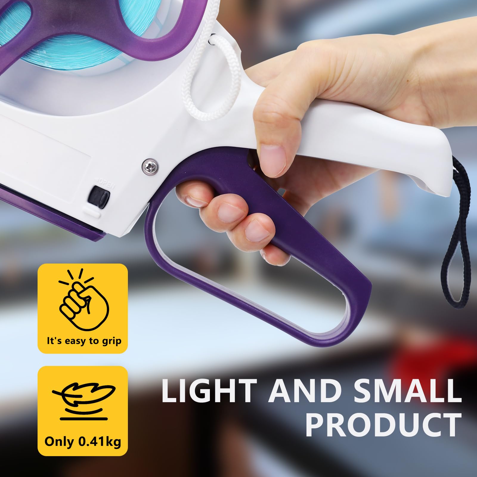 Hand-Held Round Bottle Label Applicator - Manual Labeling Machine for Square, Round & Curved Surfaces - Perfect for Cosmetic, Pharmaceutical & Food Packaging