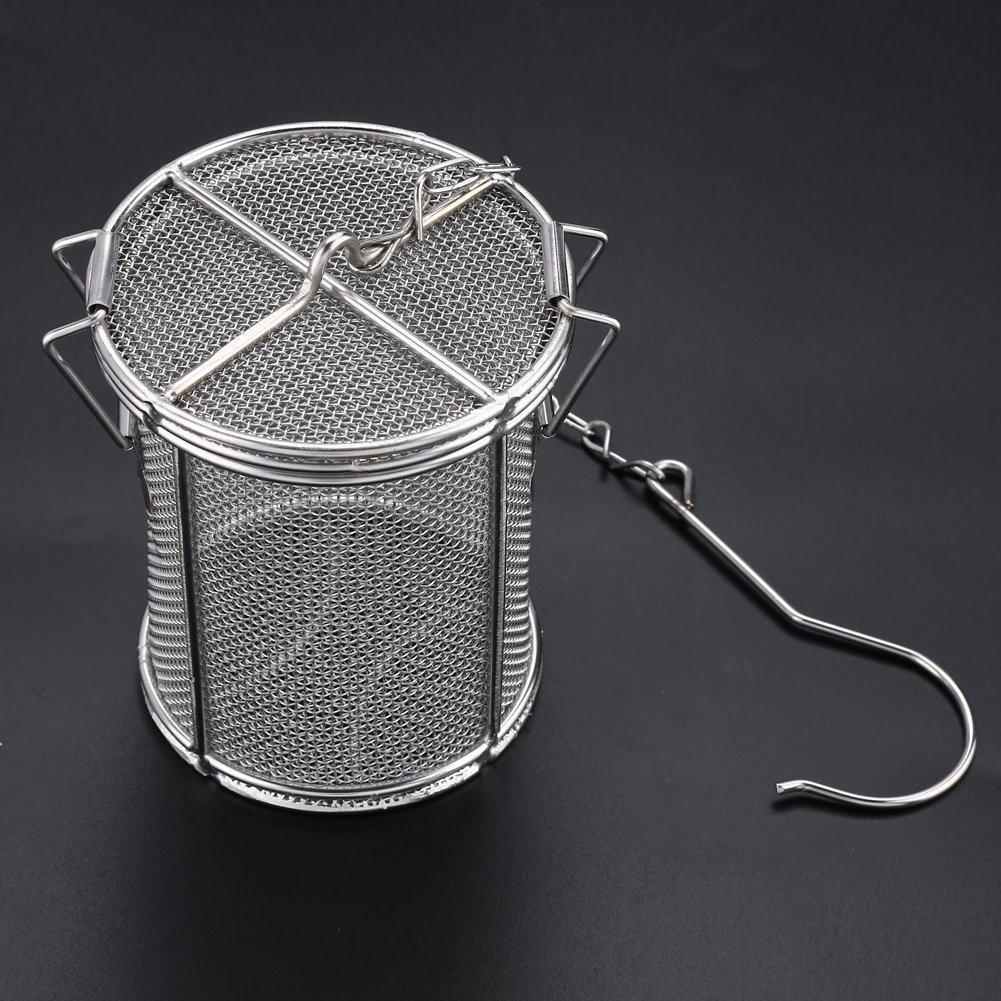 Premium Stainless Steel Tea Strainer & Spice Filter - Fine Mesh Kitchen Tool for Loose Tea, Herbs, Soup Seasonings | Ideal for Home Brewing, Cooking & Baking