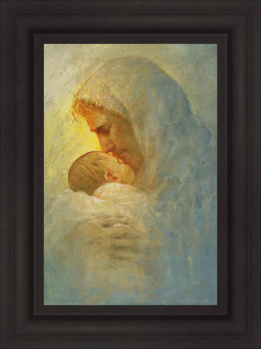Abba By Yongsung Kim - Premium Christian Wall Art for Home & Church Decor | Inspirational Bible Verse Canvas Painting for Living Room, Bedroom & Office