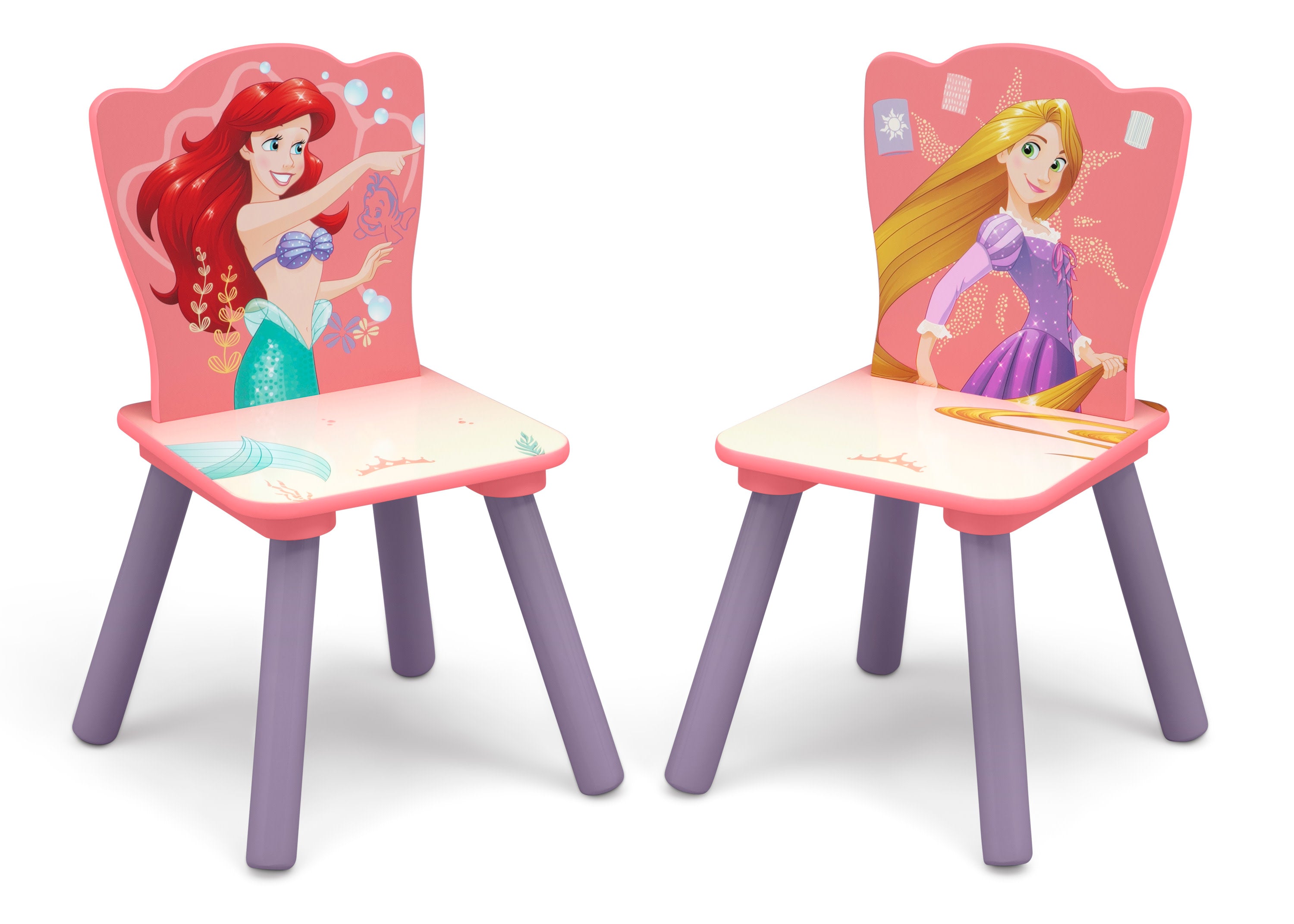 Royal Princess Table and Chair Set with Storage - Kids Playroom Furniture for Tea Parties, Arts & Crafts, and Learning Activities