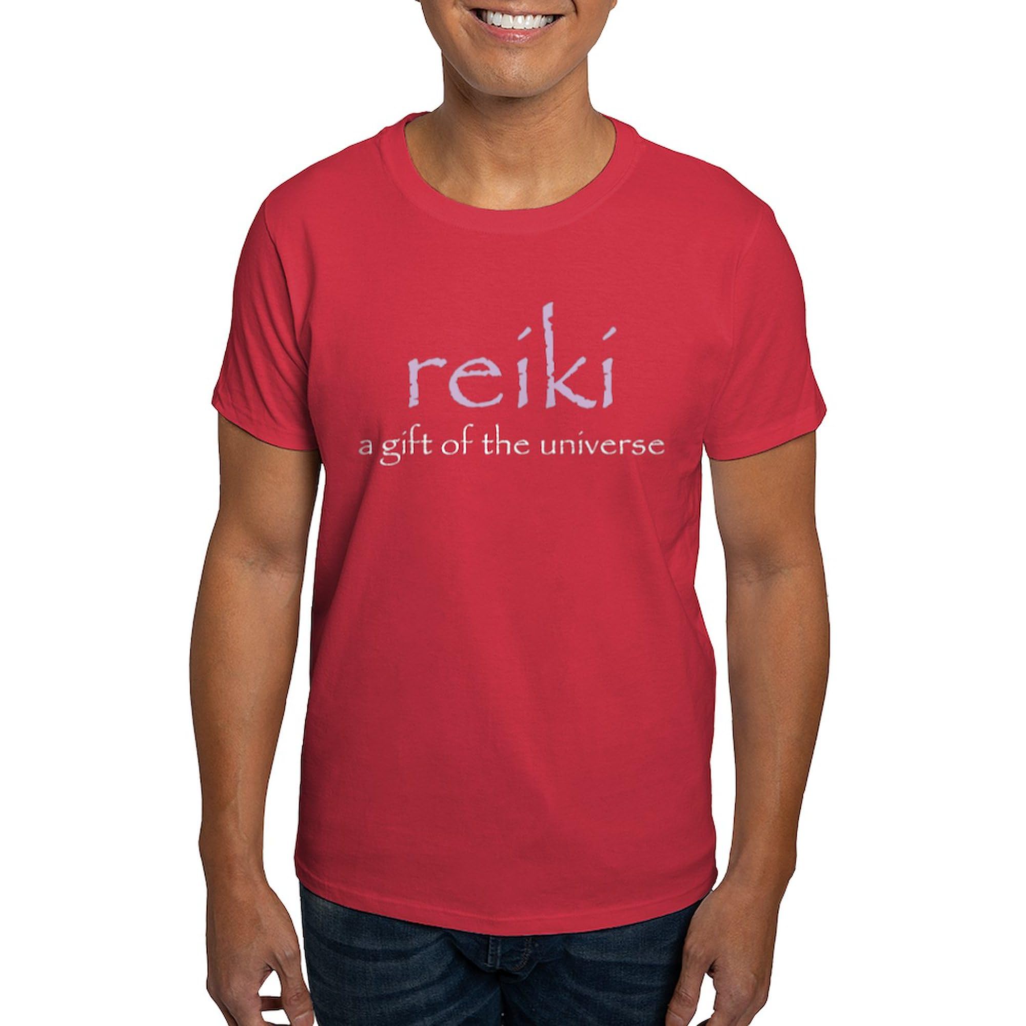 Reiki Universal Gift Dark T-Shirt for Men | 100% Cotton Classic Graphic Tee | Spiritual Healing Apparel for Yoga, Meditation & Energy Work
