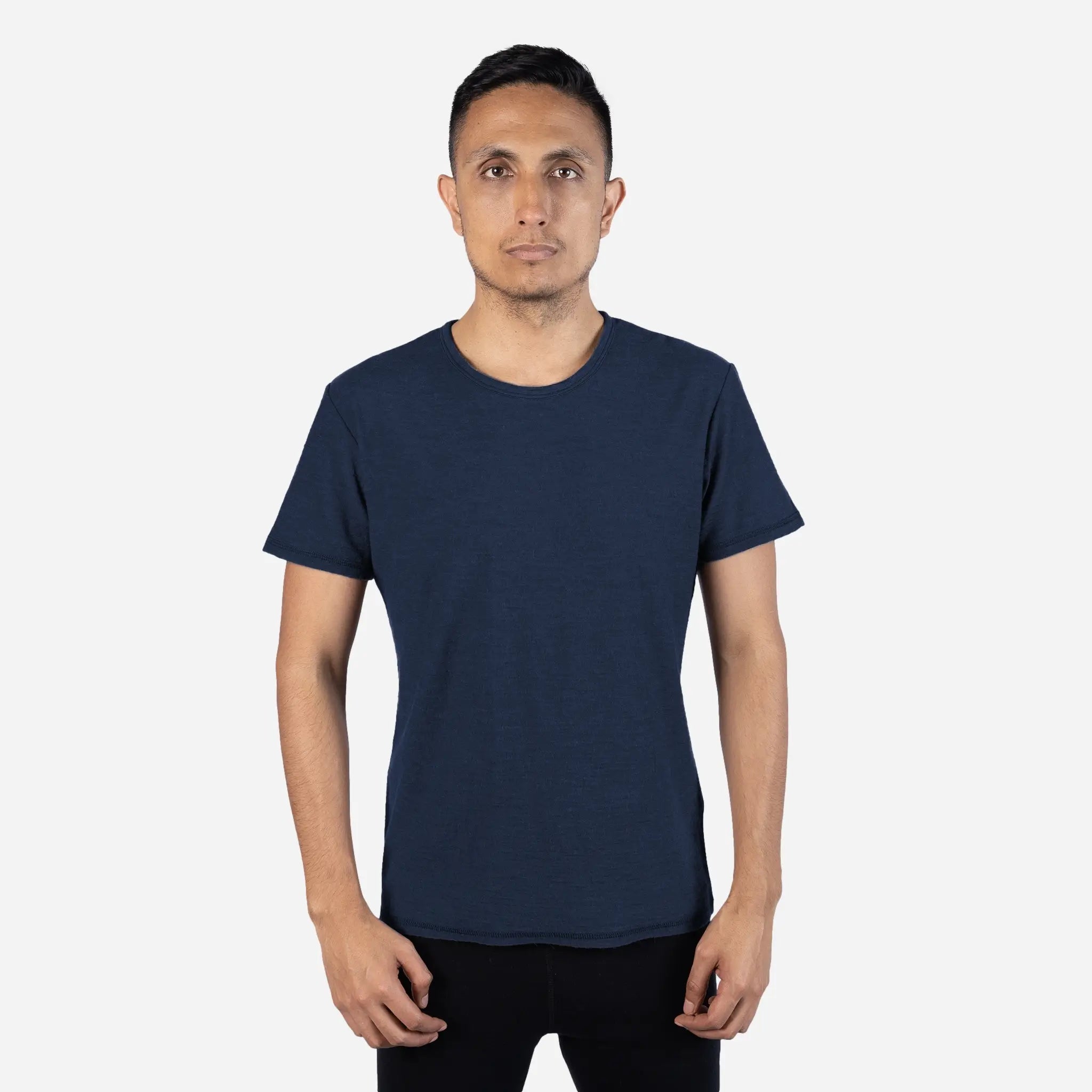 Men's Alpaca Wool Hiking T-Shirt - 160 Ultralight Relaxed Fit for Outdoor Adventures & Travel