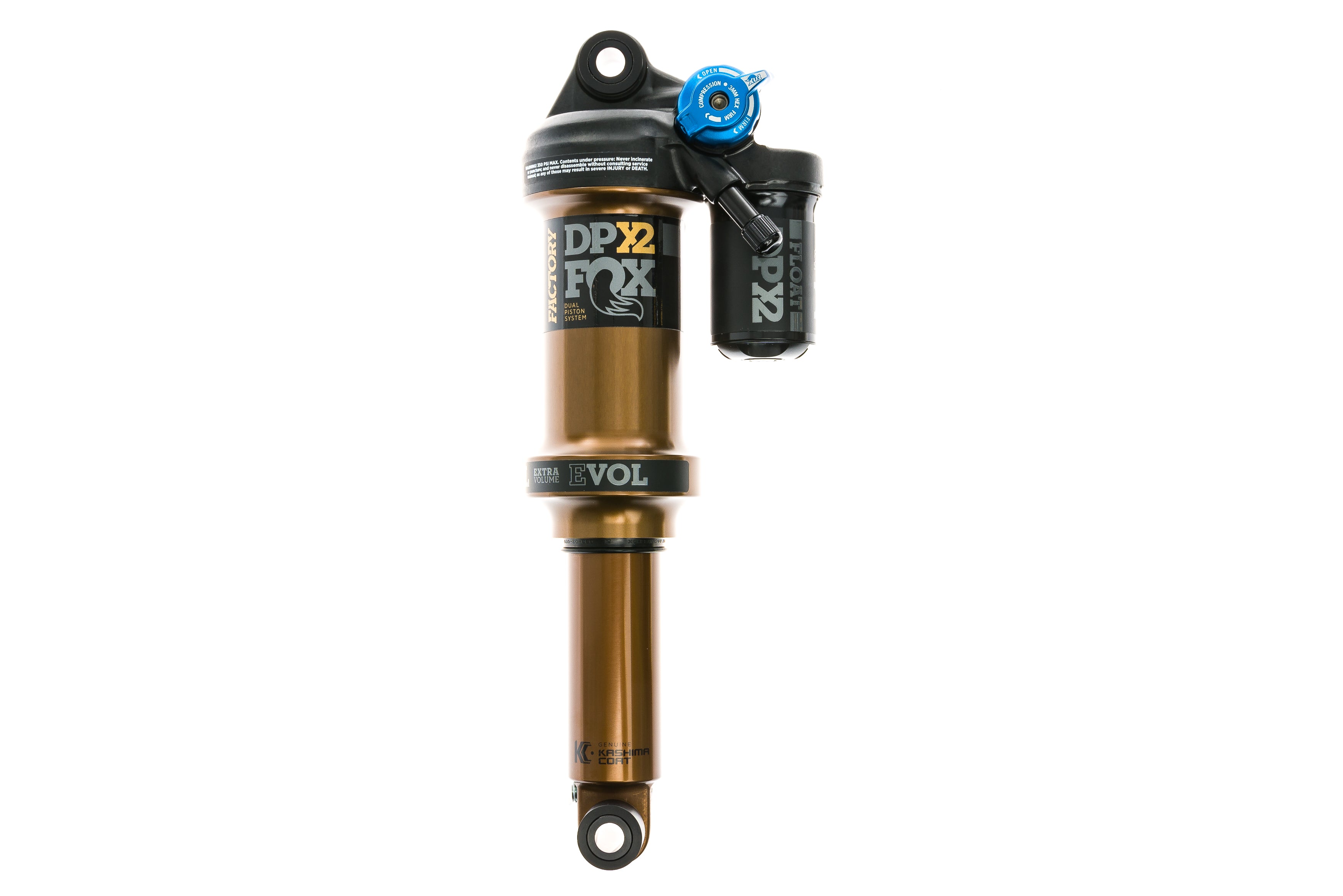 2018 Fox Float DPS Factory Series EVOL Rear Shock 8.5x2.5 - High Performance MTB Suspension for Trail & Enduro Bikes - Perfect for Downhill, All-Mountain & Bikepacking Adventures