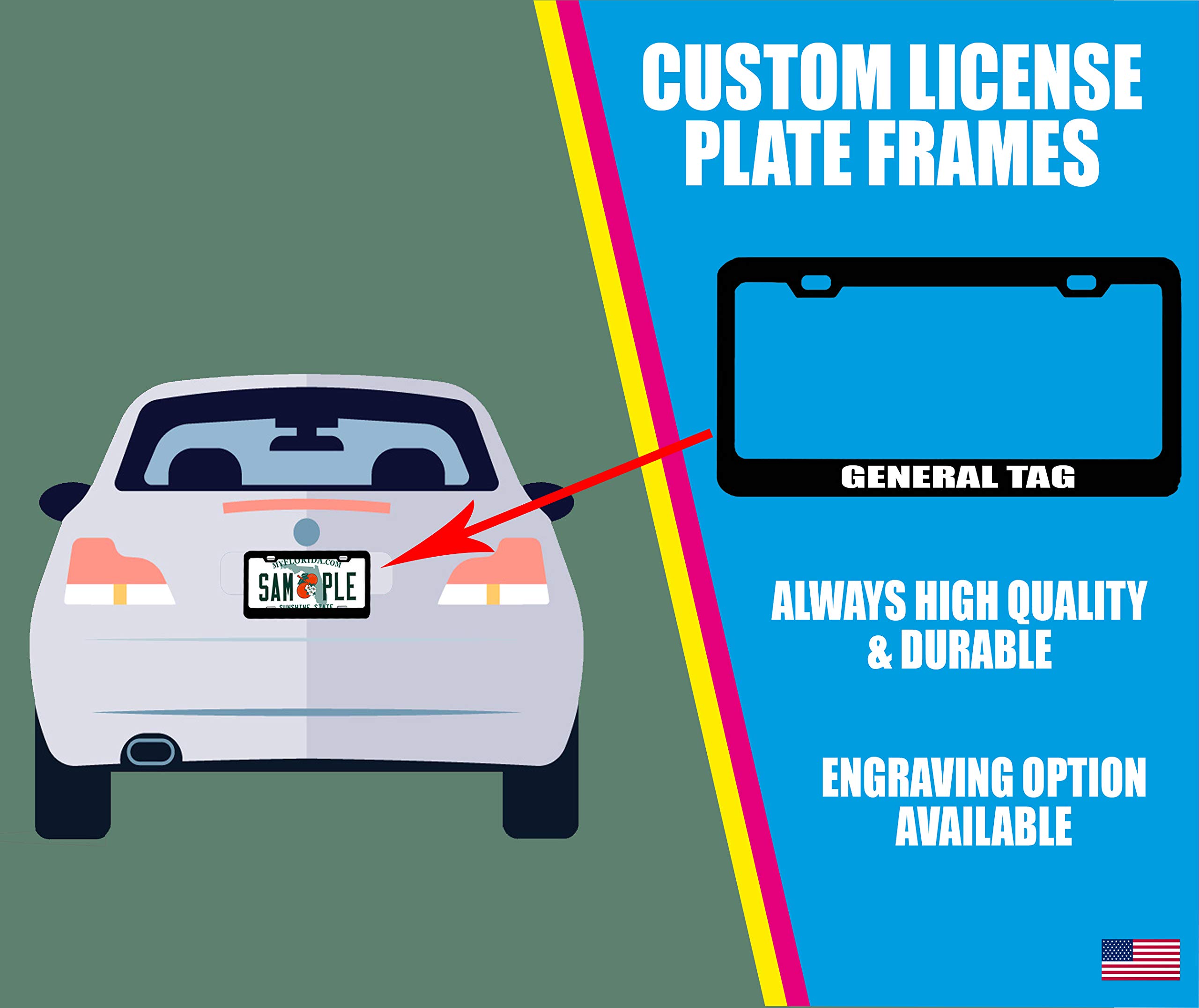 Premium Marshall Islands License Plate Frame - Aluminum Chrome Car Truck Auto Accessory with Flag Design - Perfect for Showcasing Island Pride on Your Vehicle