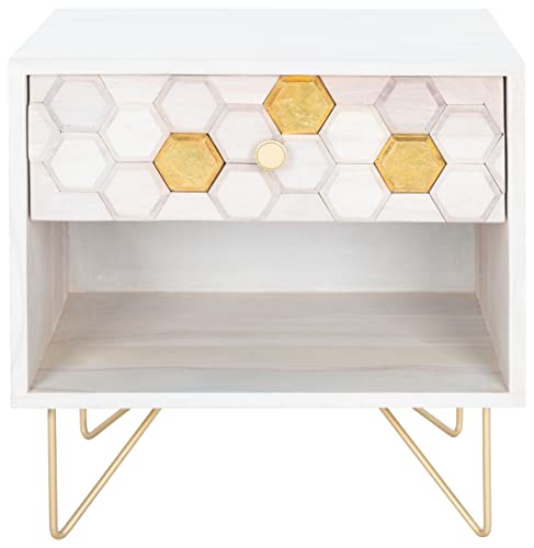 White Washed / Brass