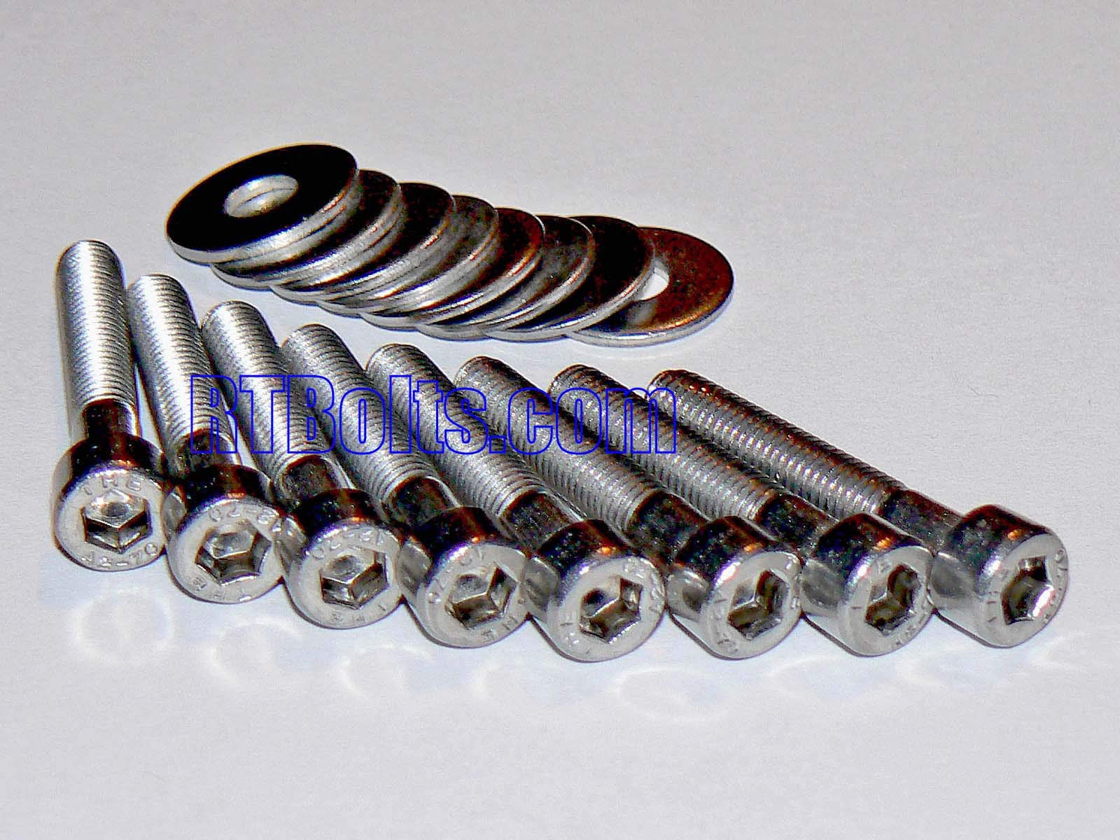8-Pack Stainless Steel Coil Pack Screws/Bolts for Ford 5.4L & 4.6L Engines - 18-8 Grade Allen Socket Head - Perfect for Ignition System Maintenance & Engine Repair