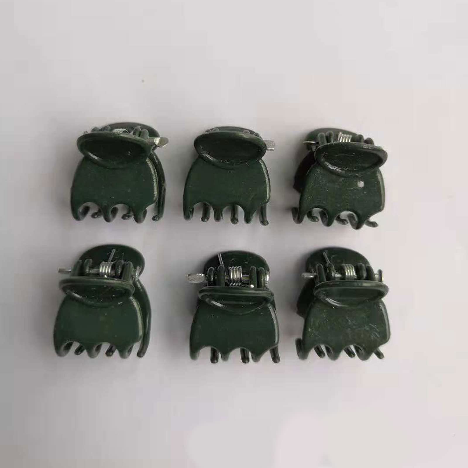 50Pcs Dark Green Plastic Orchid Clips - Garden Flower Vine Support Clips for Stems, Vines and Stalks | Ideal for Orchids, Tomatoes, Peas and Climbing Plants | Perfect for Indoor and Outdoor Gardening