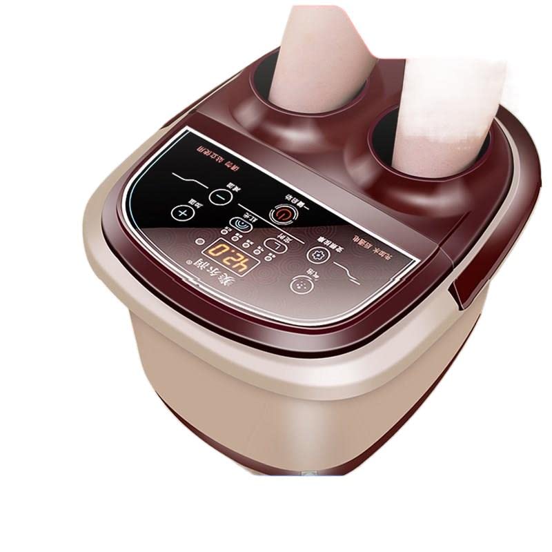 Automatic Massage Foot Spa Bath with Heat & Bubbles - Electric Foot Soaker for Relaxation & Pain Relief - Perfect for Home Use, Gifts & Self-Care Routine