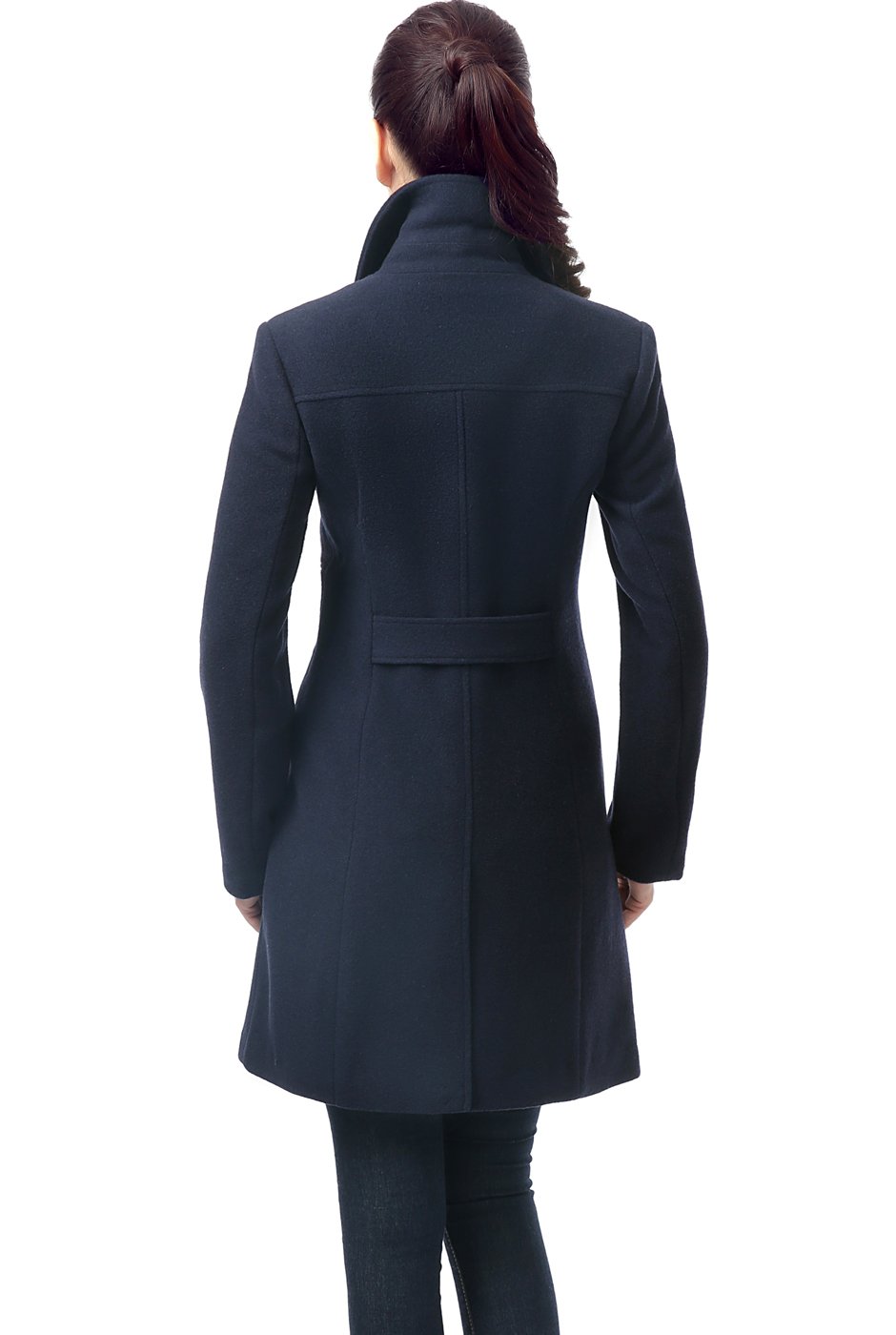 BGSD Women's Elizabeth Wool Blend Walking Coat - Plus Size & Petite Available | Warm Winter Outerwear for Walking, Commuting & Casual Outings