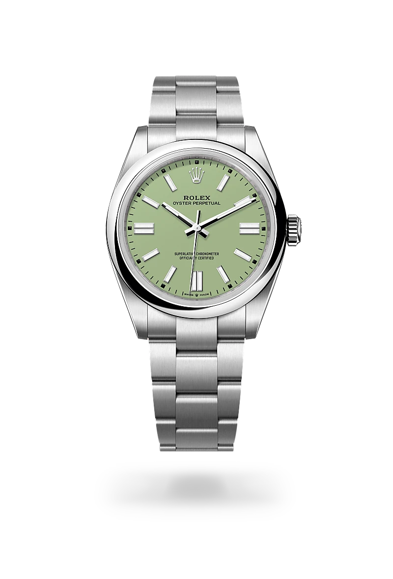 Rolex Oyster Perpetual 41 Men's Watch - Oystersteel Case, Silver Dial, M134300-0006 | Luxury Dress Watch for Business & Formal Occasions