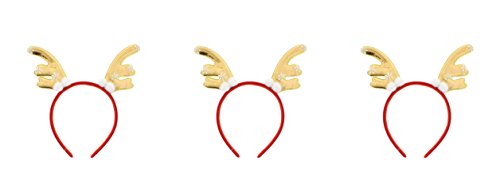 Gold Reindeer Antlers
