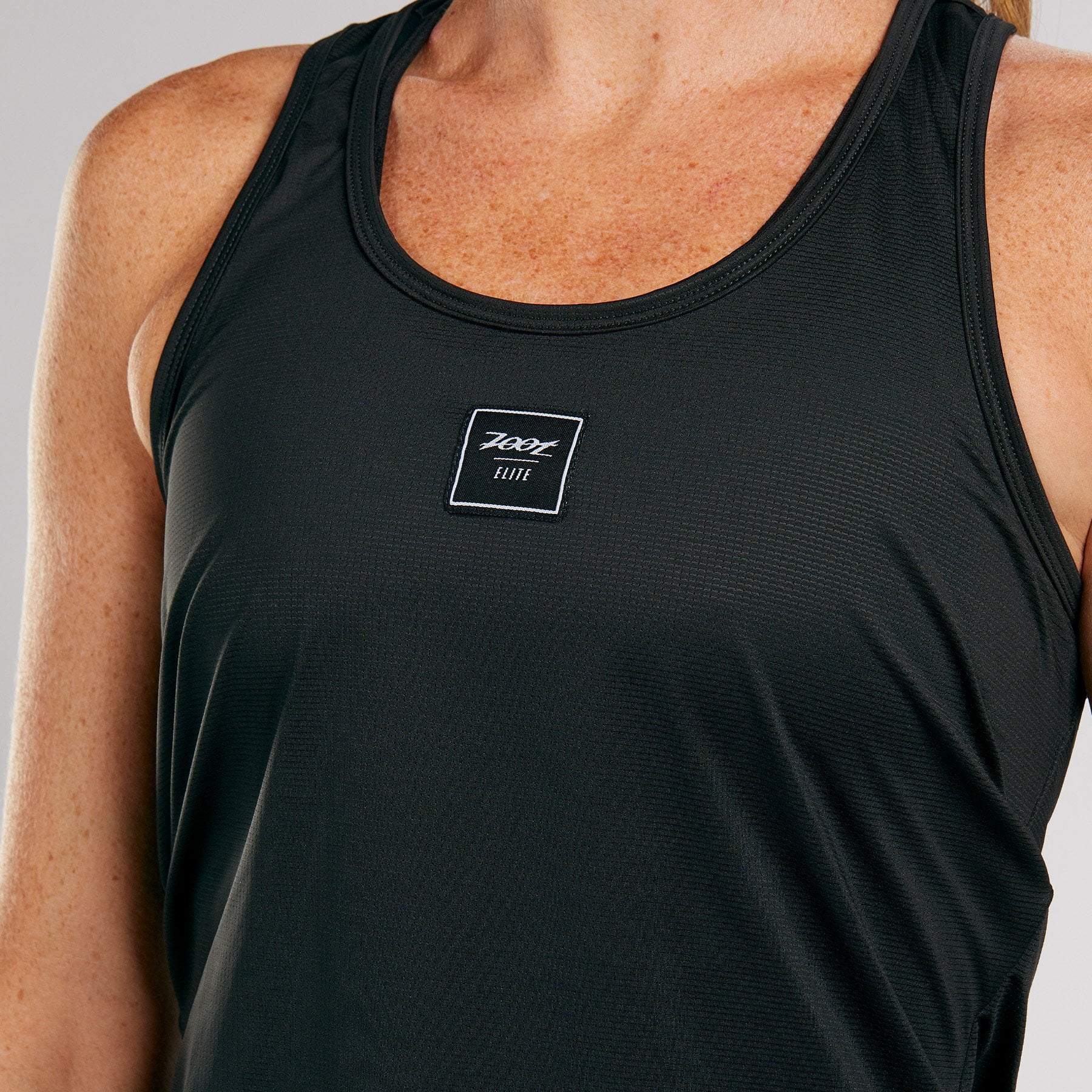 Women's Elite Run Singlet - Lightweight Performance Running Top for Women in Black | Perfect for Marathons, Training & Workouts