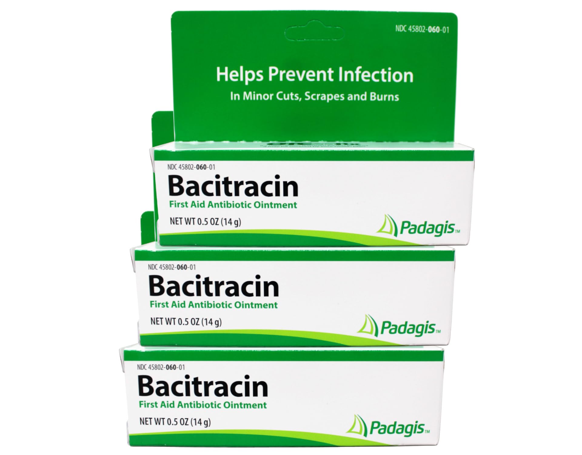 First Aid Antibiotic Ointment 0.5 oz (3-Pack) - Triple Pack for Cuts, Scrapes & Minor Burns - Essential Wound Care for Home, Travel & Outdoor Activities