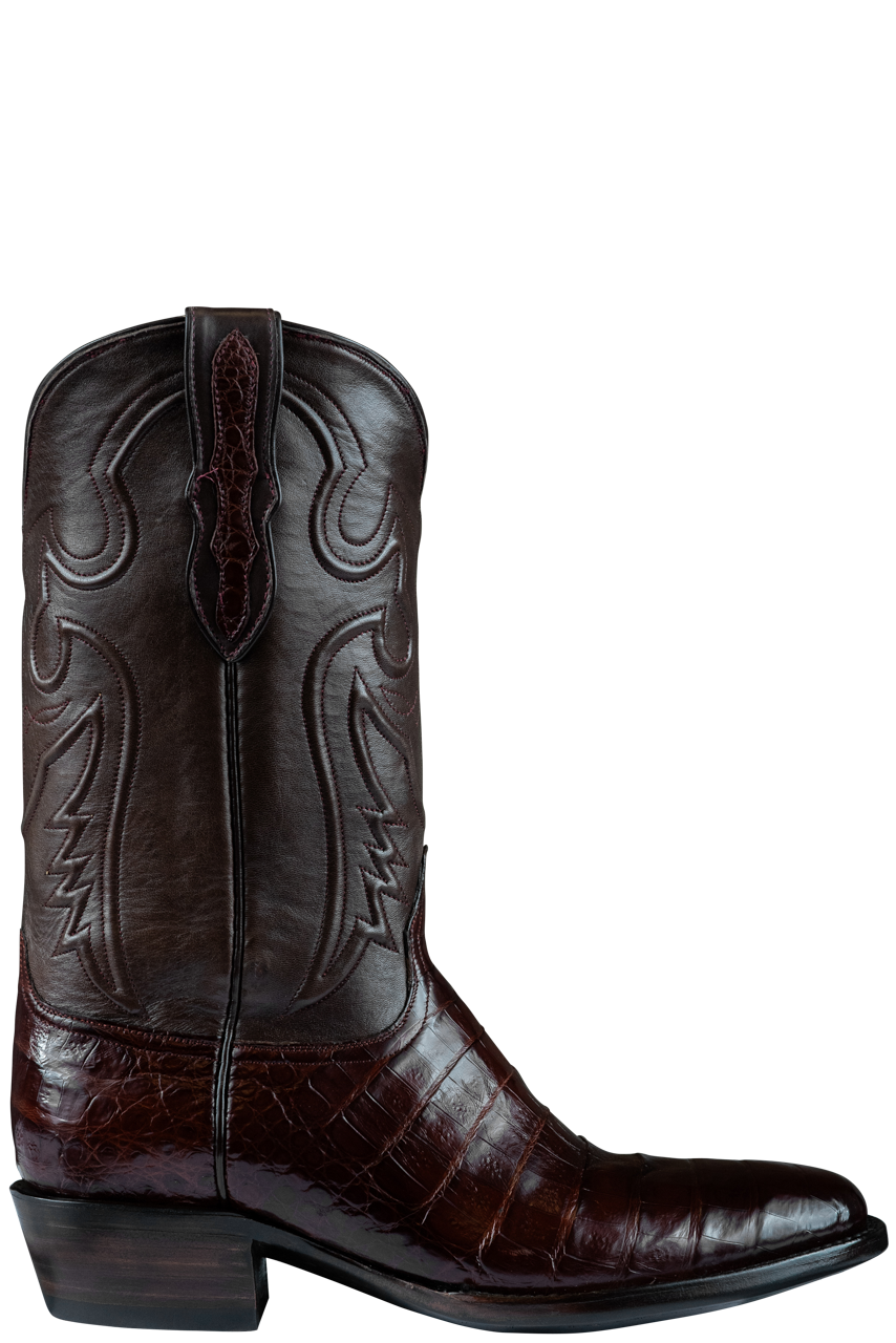 Premium Black Jack Select Caiman Belly Cowboy Boots - Italian Red Leather | Western Fashion, Rodeo & Country Style Footwear for Men & Women