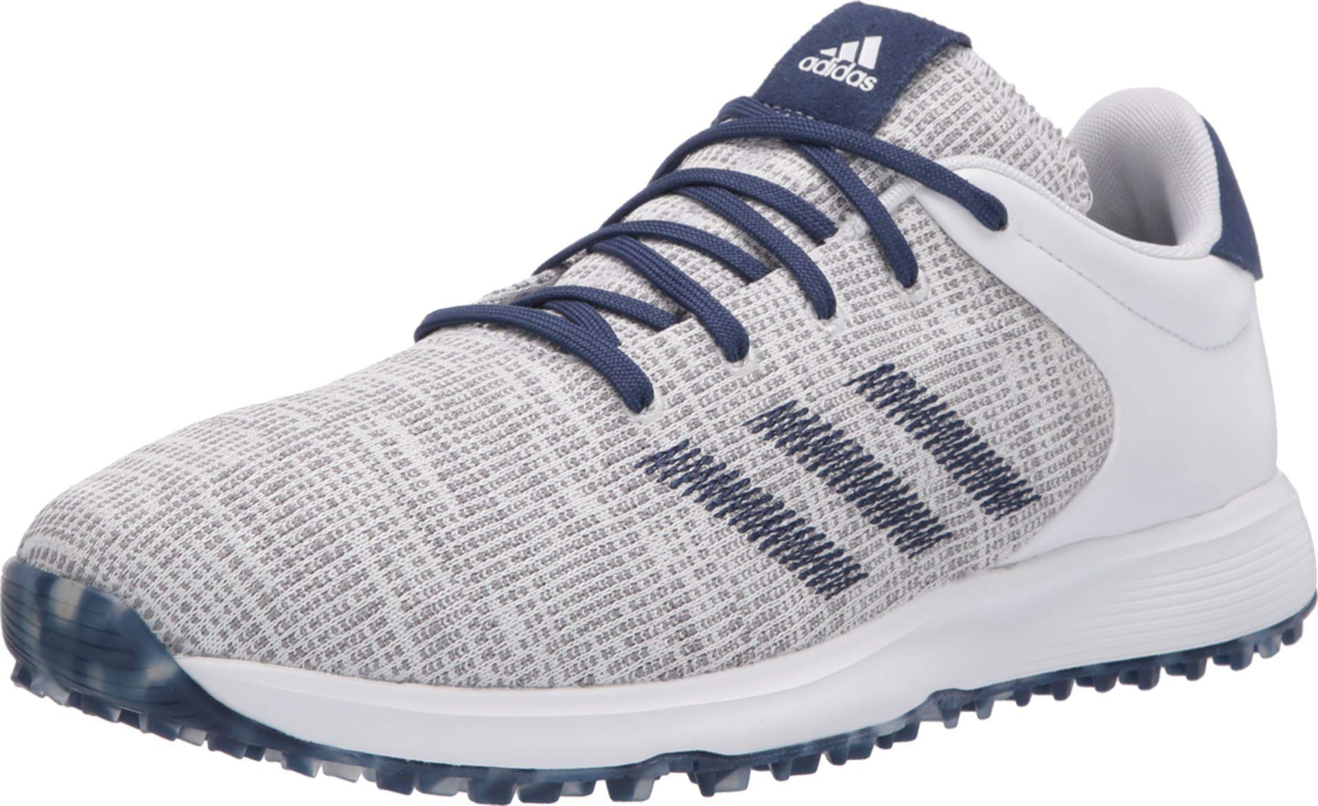 Adidas Men's Golf Shoes - Lightweight & Waterproof Spiked Golf Shoes for Men - Perfect for Golf Course, Driving Range & Outdoor Sports