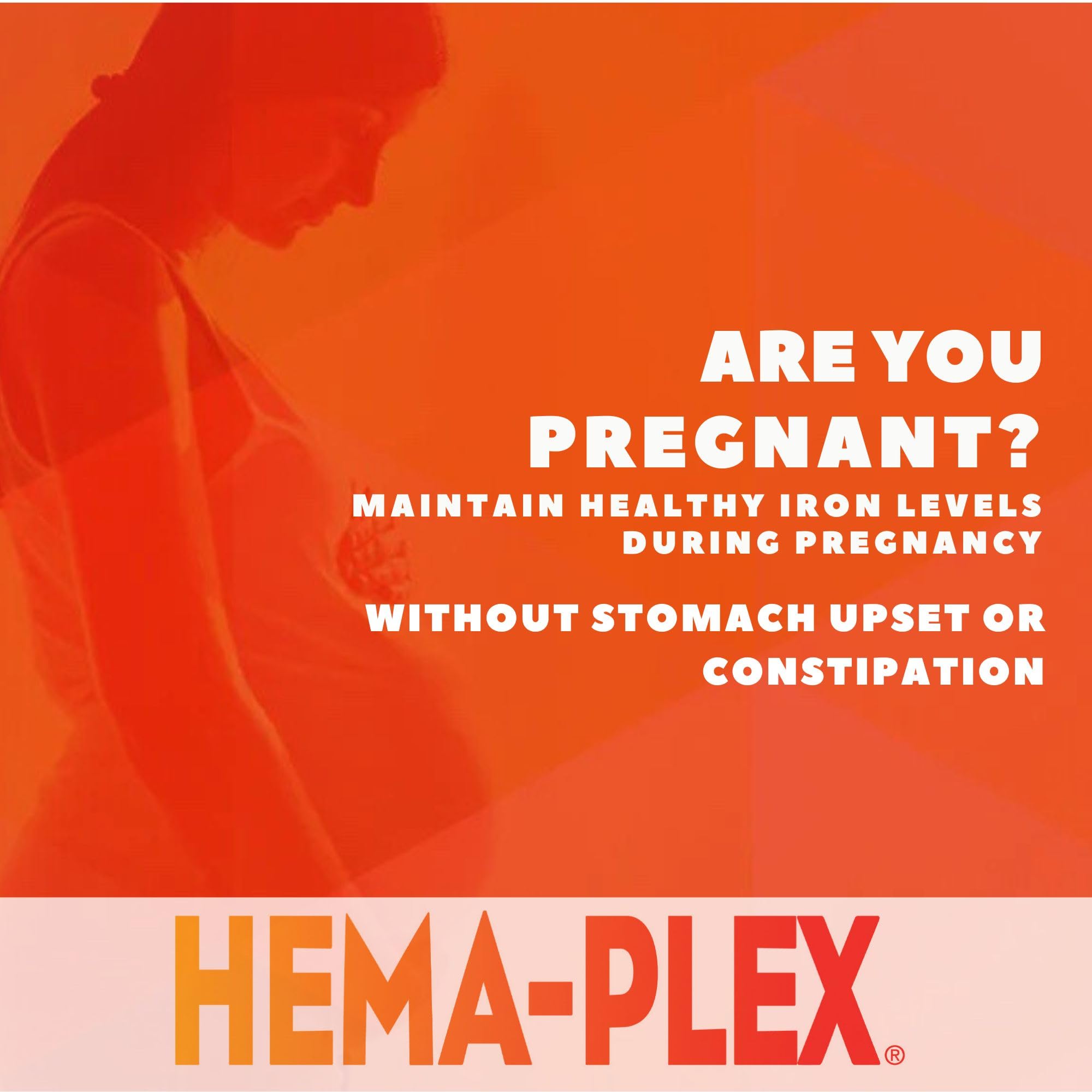 NaturesPlus Hema-Plex Iron Supplement - 60 Fast-Acting Vegan Capsules with 85mg Chelated Iron, Vitamin C & Bioflavonoids - Supports Blood Health & Energy - Gluten Free, Non-GMO - 30 Servings for Anemia & Fatigue Relief