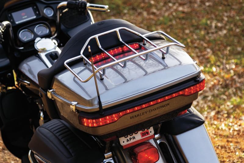 Kuryakyn 6706 LED Motorcycle Light Kit - Tour-Pak Lid Light with Rear Running Lights, Turn Signals & Brake Lights for 2014-2019 Harley-Davidson Bikes (Chrome) | Enhanced Visibility & Safety for Night Riding & Long-Distance Tours