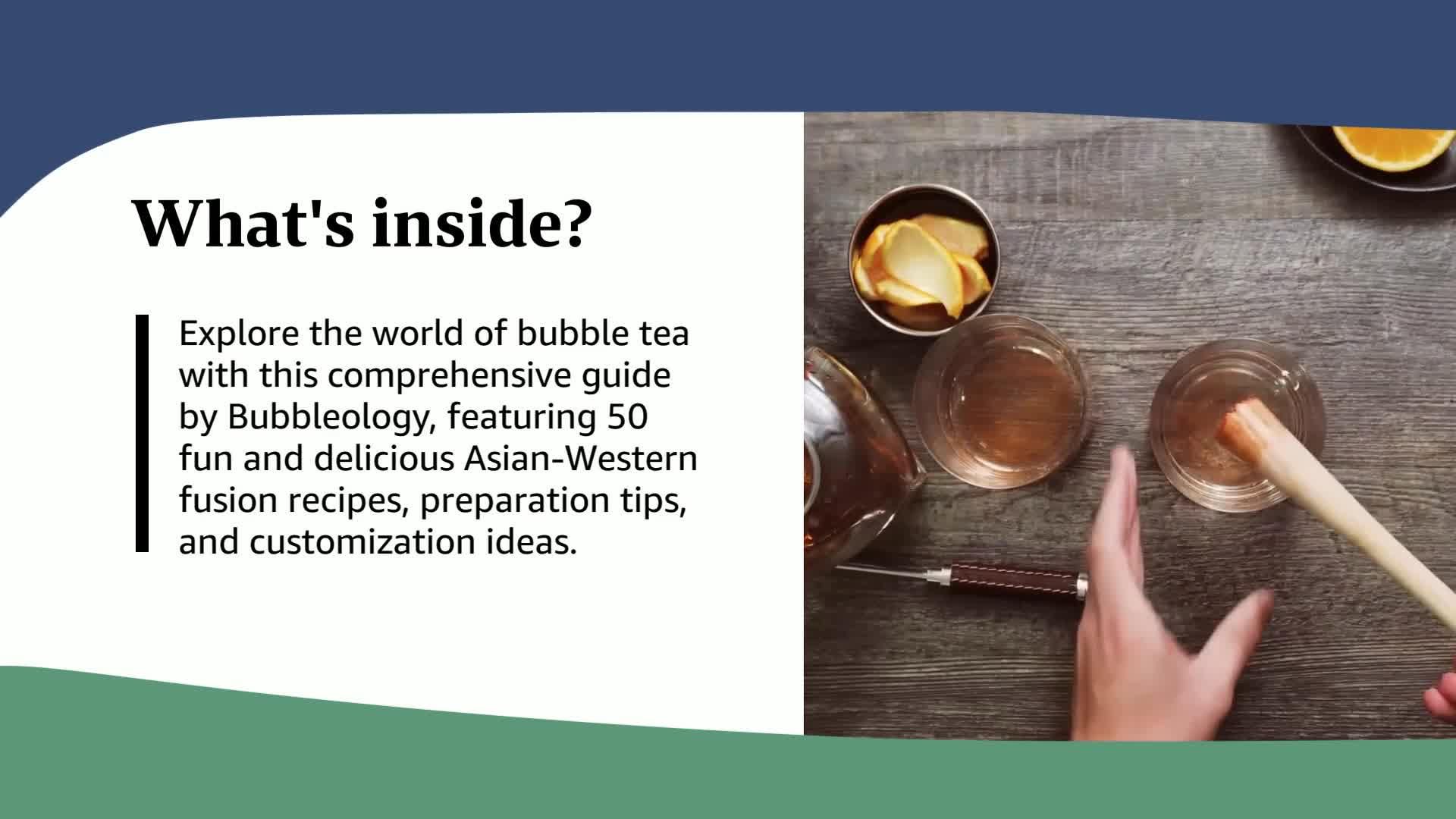 The Bubble Tea Book: 50 Fun & Delicious Boba Tea Recipes for Beginners - Perfect for Home Brewing, Parties & Bubble Tea Shops