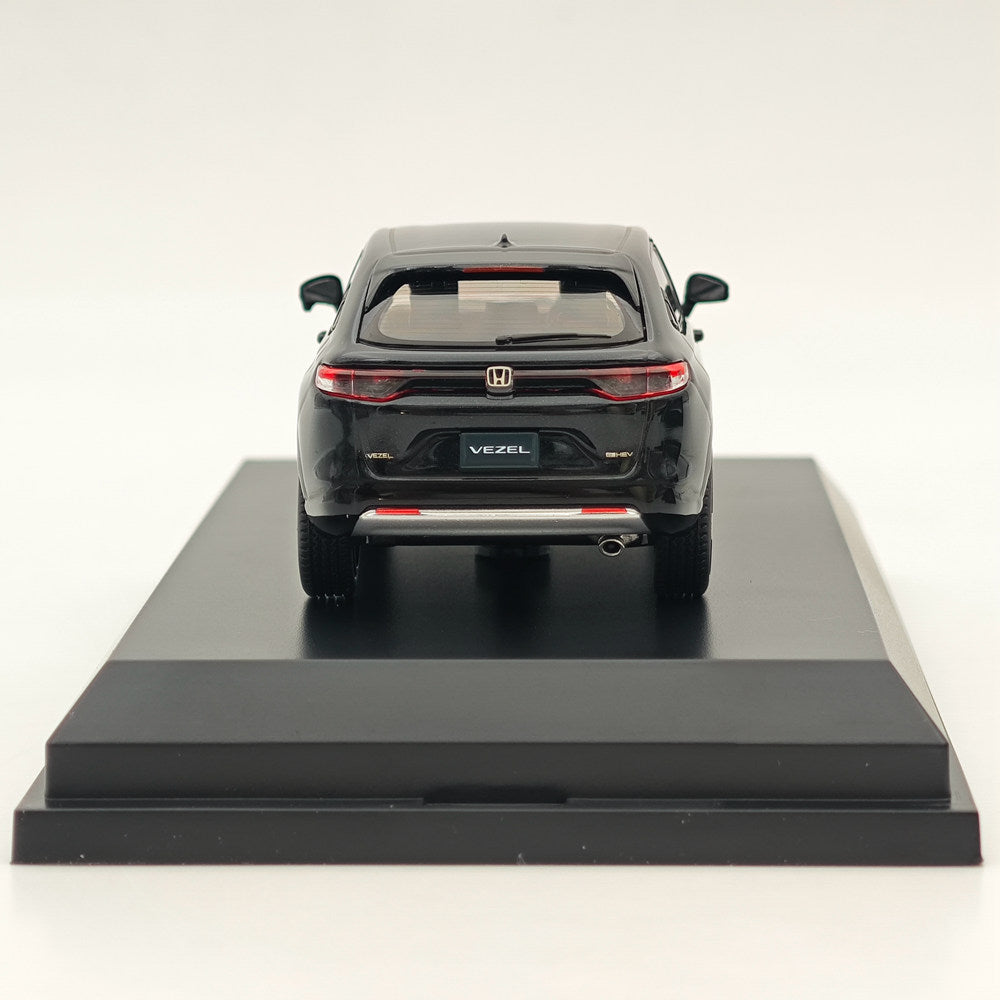 1/43 Scale Honda VEZEL Crystal Black Diecast Model Car - Hobby Japan HJ433002BK - Collectible Miniature Vehicle for Display, Gifts & Car Enthusiasts