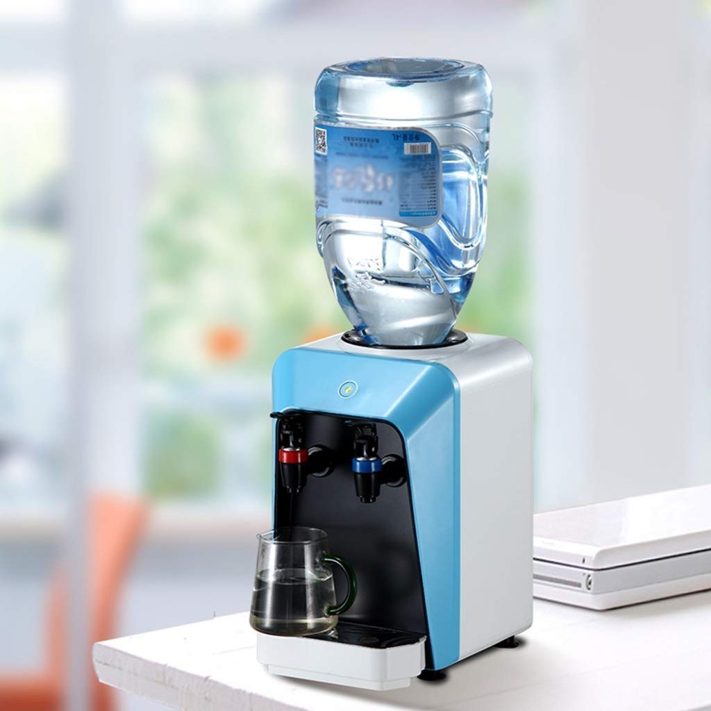 KANBUN Bottleless Water Dispenser with Self-Cleaning Function - Hot and Cold Water Cooler for Home & Office - Compact Countertop Water Dispenser for Daily Use in Kitchen, Living Room, or Workplace