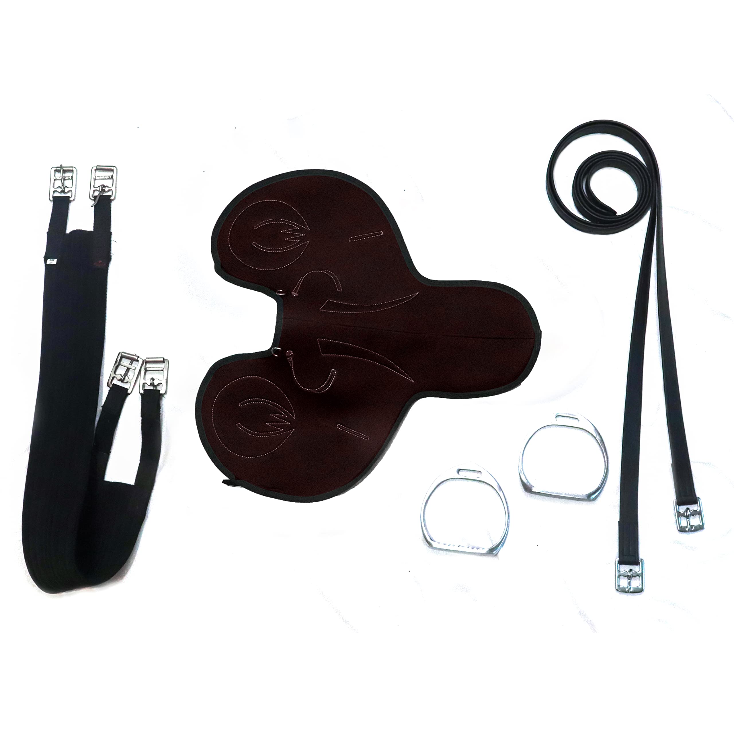Premium Handmade Synthetic Exercise & Racing Horse Saddles - Comfort Fit, Sizes 14