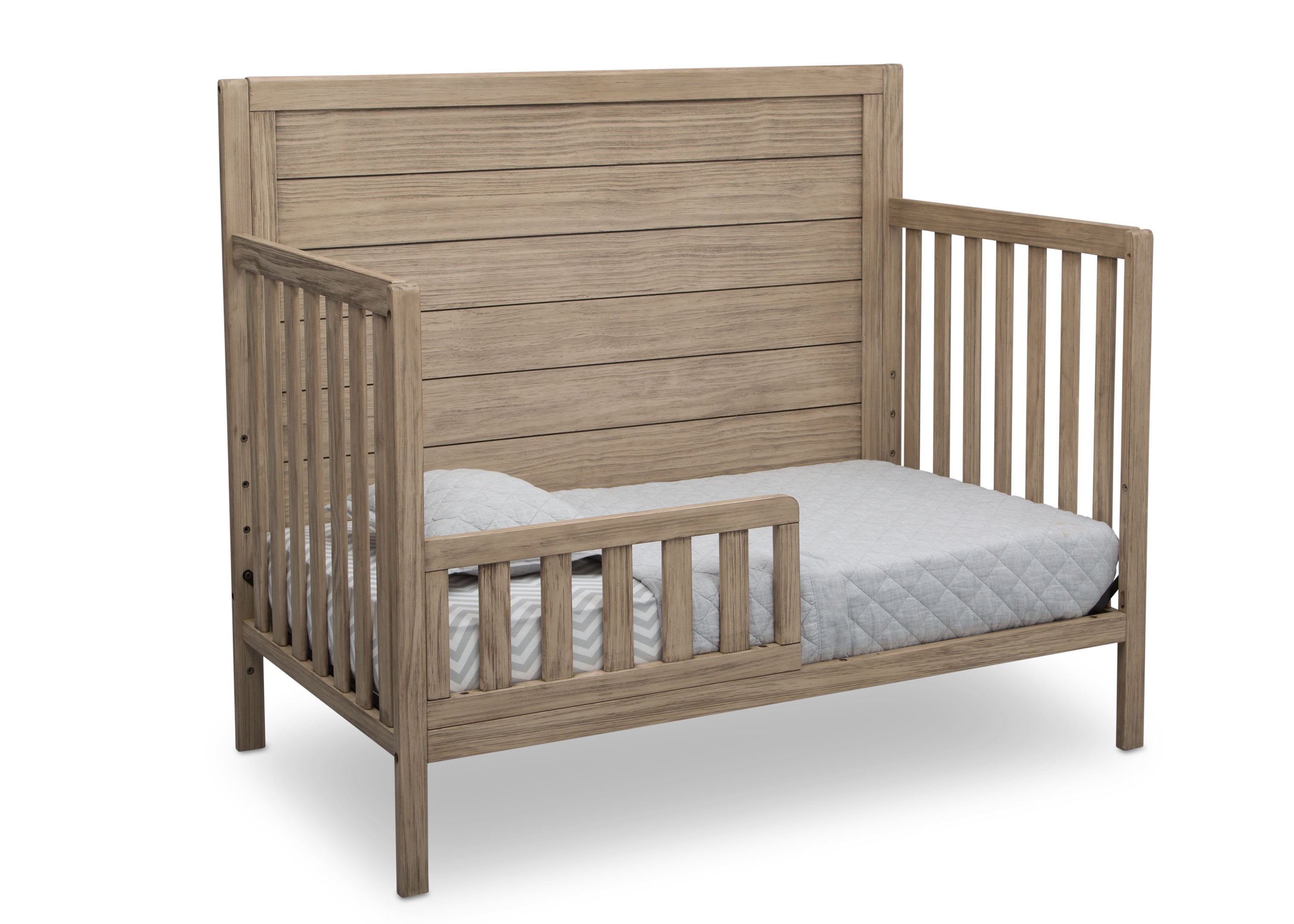 Cambridge 4-in-1 Convertible Baby Crib - Toddler Bed & Daybed with Mattress - Nursery Furniture for Boys & Girls - Perfect for Bedrooms, Daycare & Guest Rooms