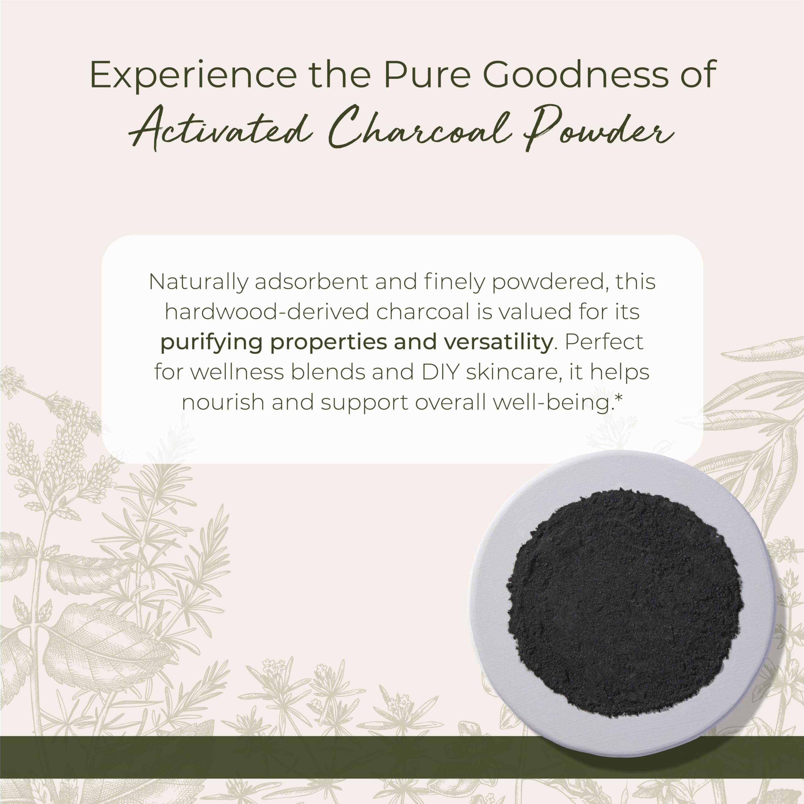 Starwest Botanicals Premium Food Grade US Hardwood Activated Charcoal Powder, 4 oz - Natural Detox, Teeth Whitening & Skin Care for Baking, DIY Beauty & Water Filtration