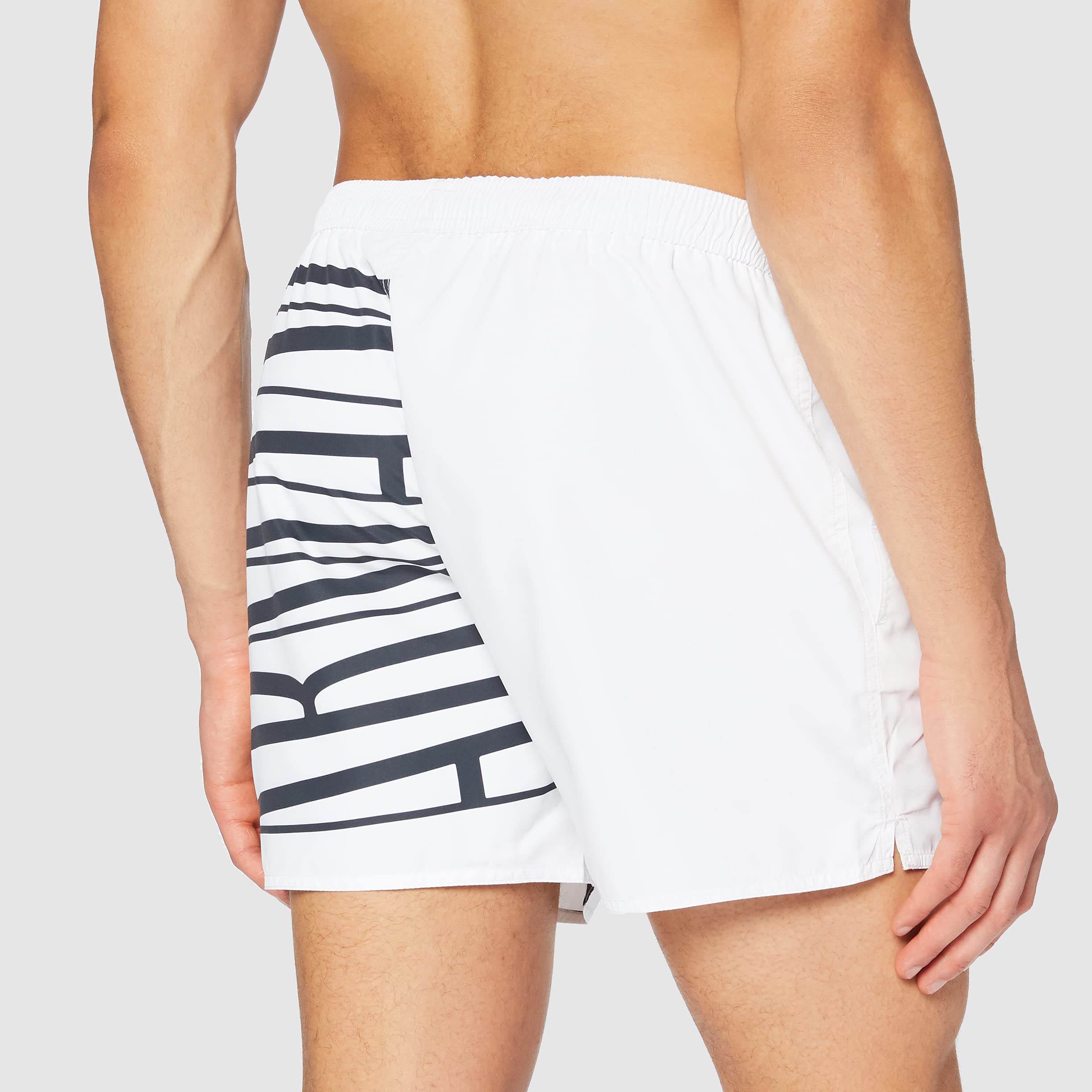 Emporio Armani Men's Swim Trunks - Quick Dry Beach Shorts for Swimming, Pool & Vacation | Premium Boxer Style Swimwear for Summer & Water Sports | Article 211740 1P424 MID Boxer