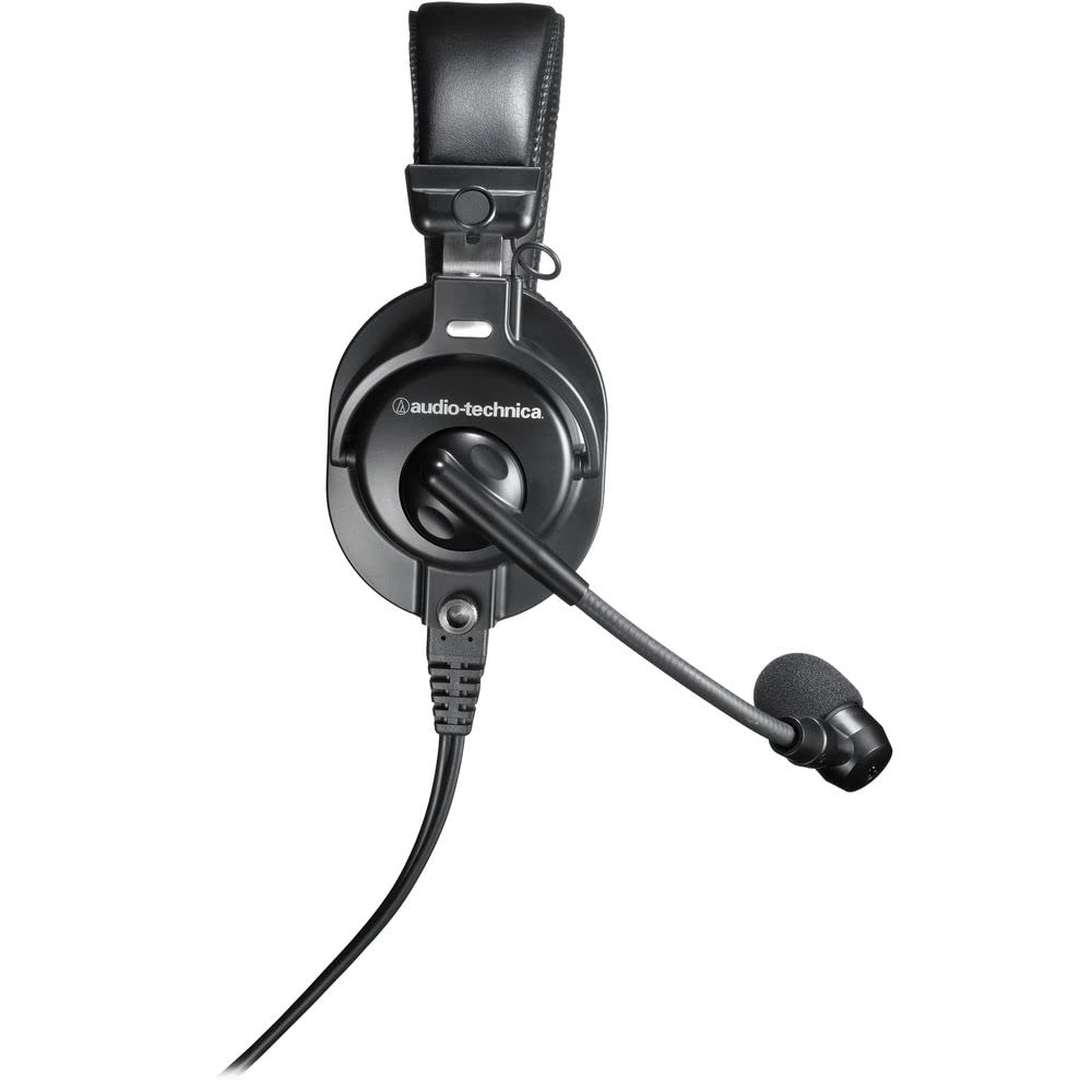 Audio-Technica BPHS1 Professional Broadcast Stereo Headset (2-Pack) with Dual 10ft XLR Cables, Cleaning Kit, 6 Reusable Cable Ties & 1-Year Warranty - Ideal for Podcasting, Radio Broadcasting & Studio Recording