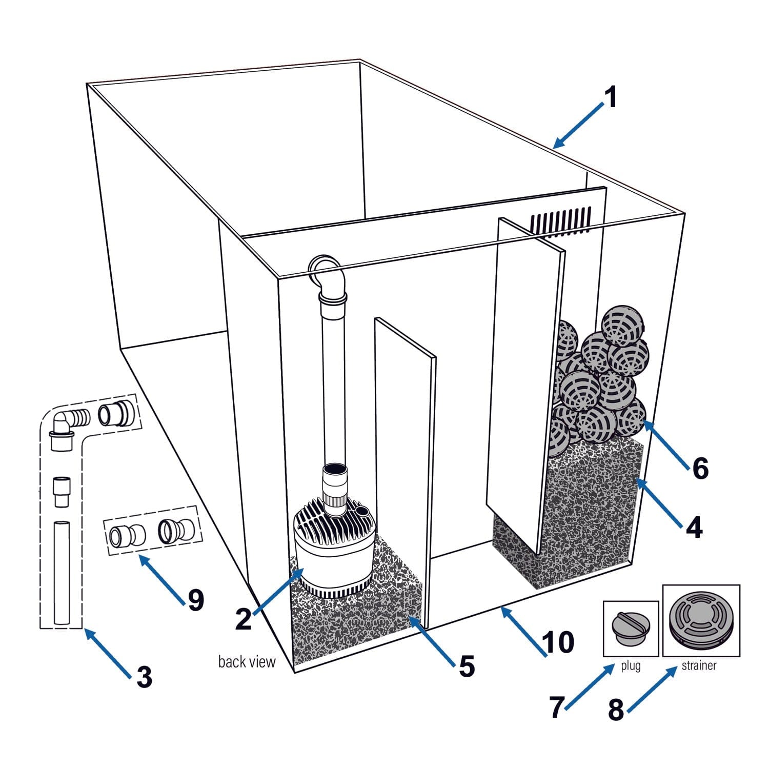 Lifegard Aquatics 7.43 Gallon CRYSTAL Low Iron Ultra Clear Glass Aquarium Tank - Perfect for Betta Fish, Shrimp, or Small Aquatic Plants | Home & Office Decor