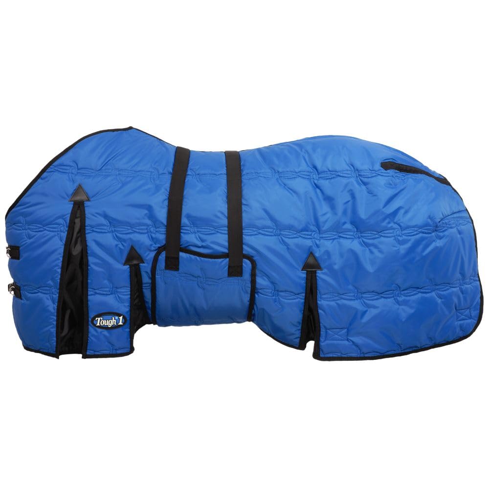 Tough 1 600 Denier Heavyweight Stable Blanket with Belly Warmer - Durable Horse Blanket for Winter & Outdoor Riding
