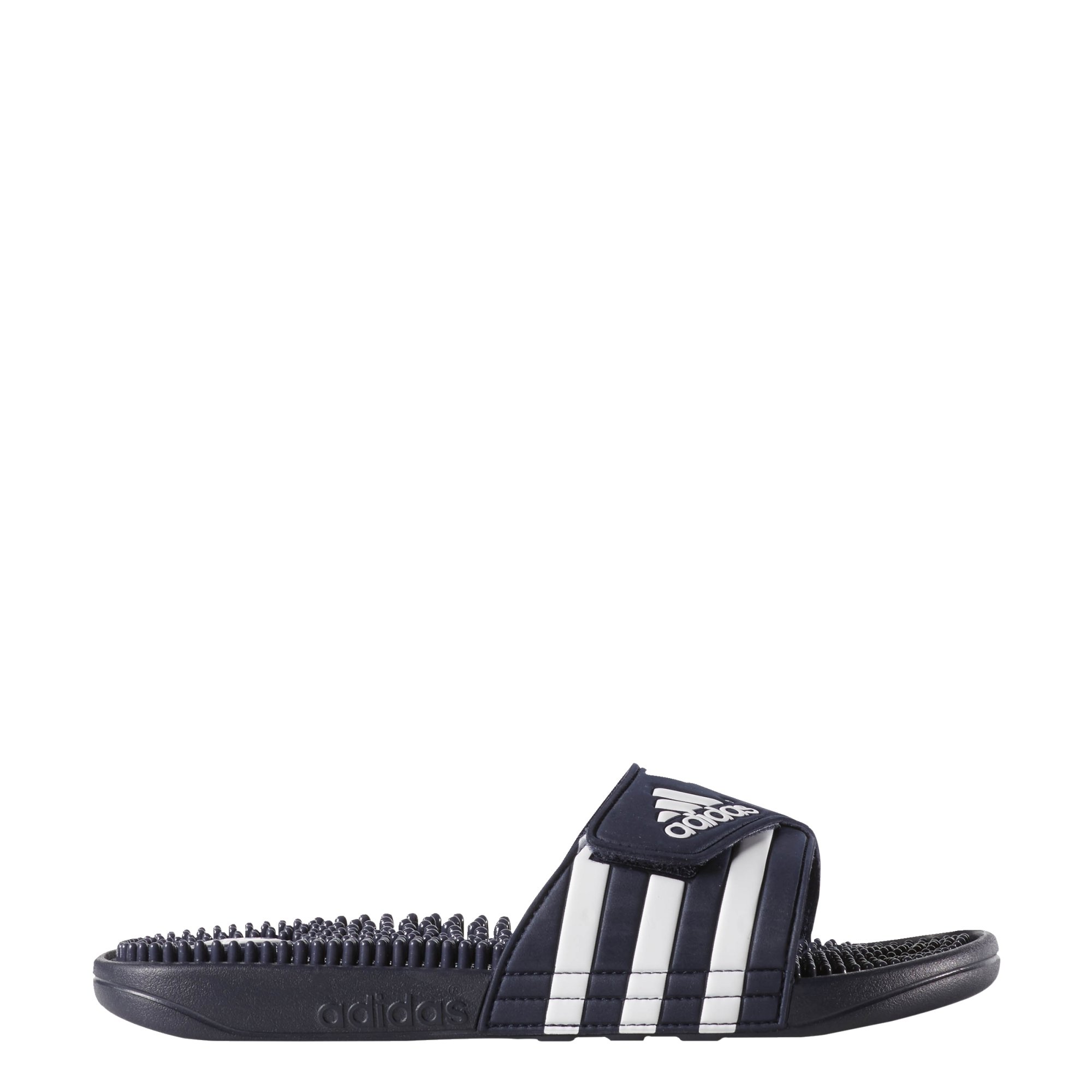 Adidas Men's Adissage Slides - Comfortable Swimming & Training Sandals for Pool, Beach & Gym - US Size 7 - Blue/White - Perfect for Water Sports, Casual Wear & Post-Workout Relaxation