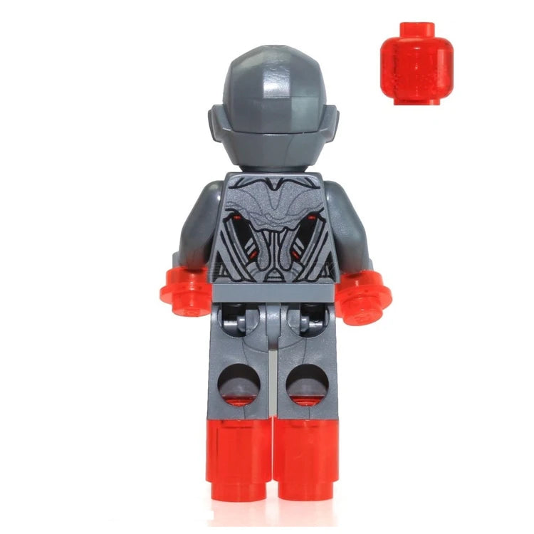 LEGO Marvel Avengers Age of Ultron Ultimate Ultron Minifigure - Collectible Superhero Building Toy for Kids & Adults | Perfect for Display, Play & Marvel Fans Collections