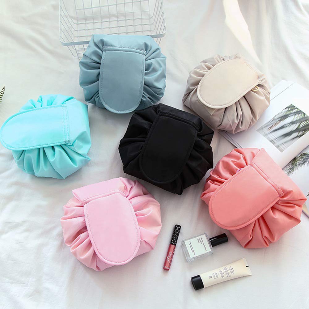 Waterproof Travel Cosmetic Bag - Large Capacity Makeup Organizer for Beauty Professionals, Portable Quick Pack for Travel, Gym & Daily Use