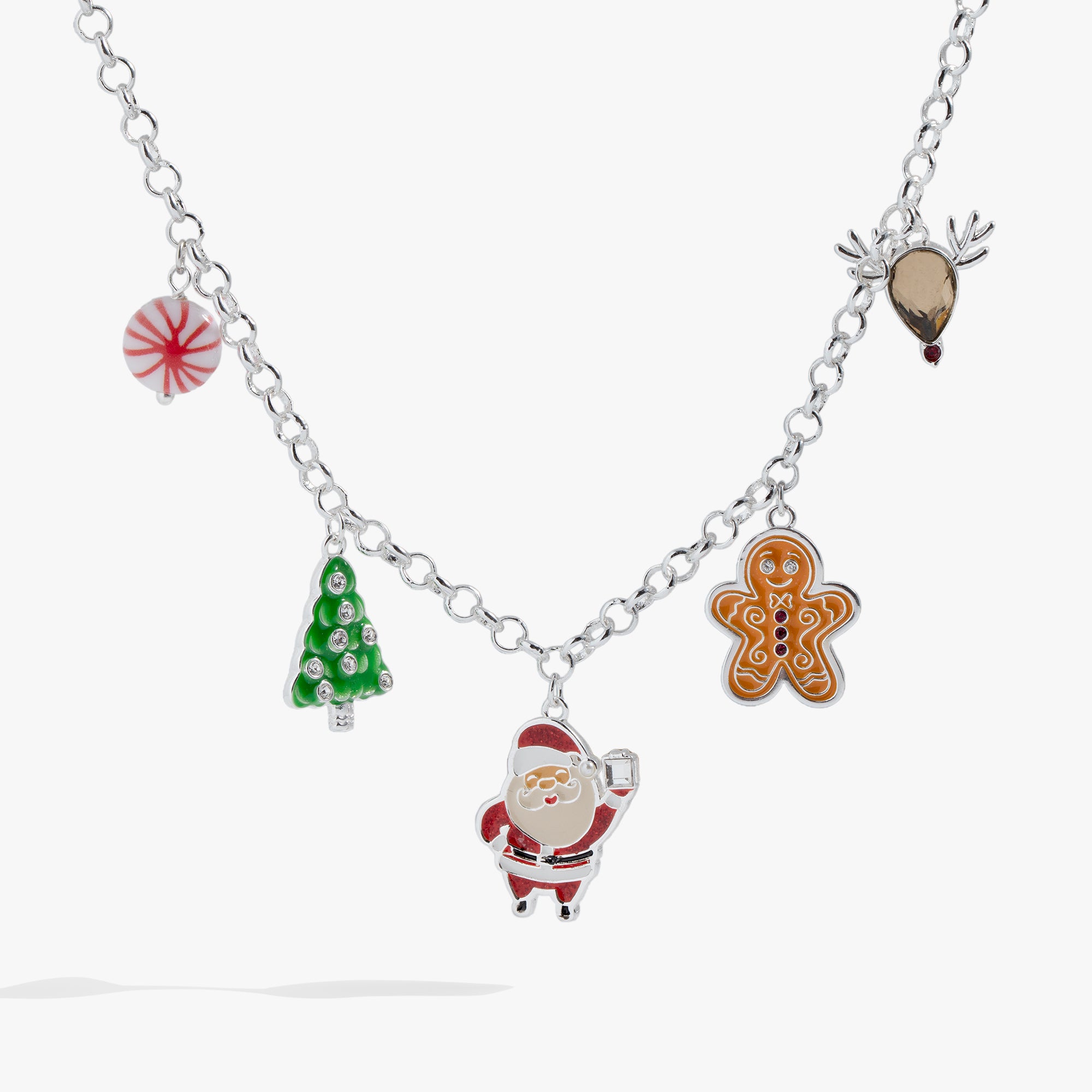 Elegant Holiday Charm Necklace - Christmas & New Year Gift for Women - Perfect for Parties, Festive Outfits & Special Occasions
