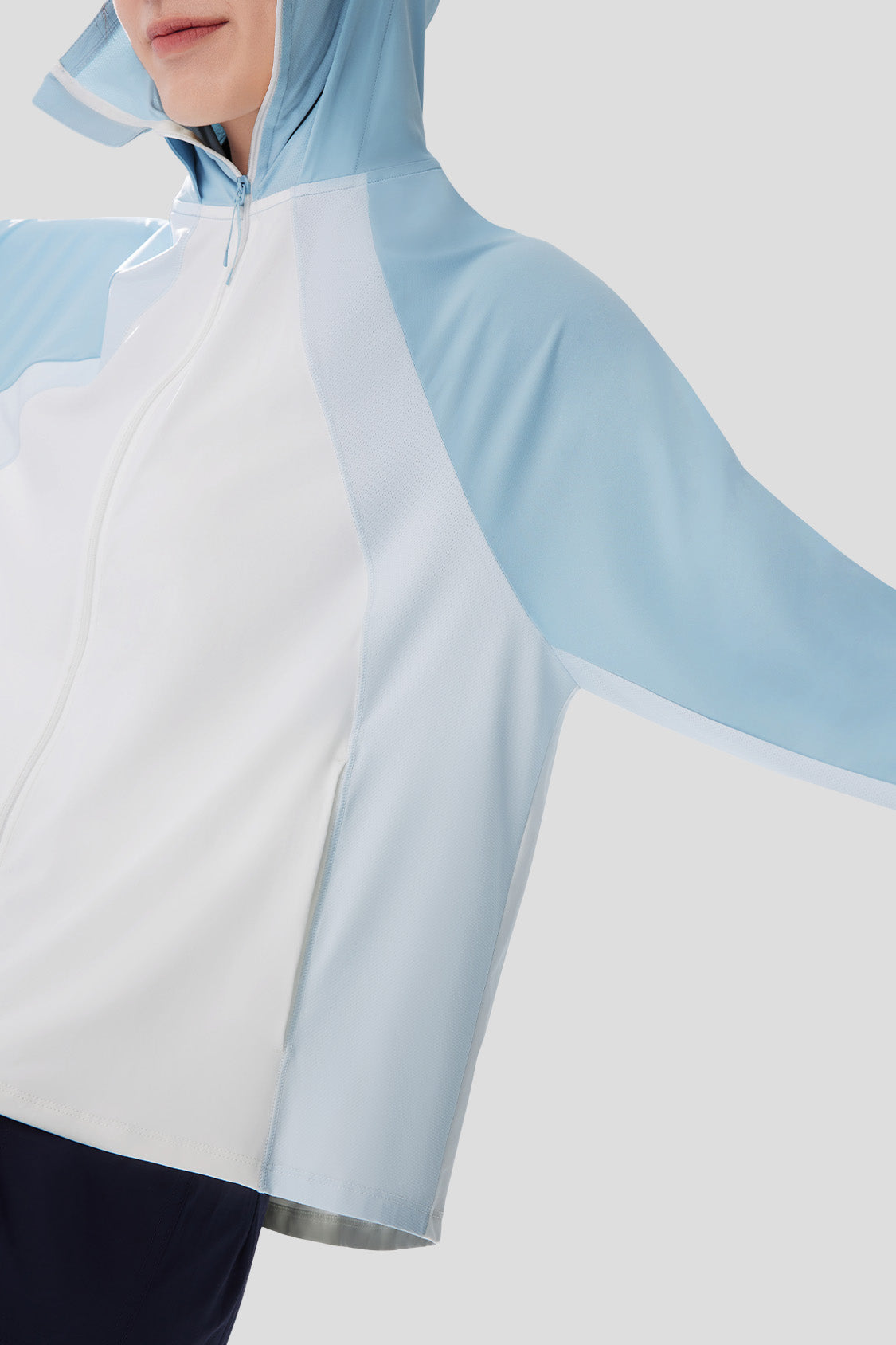 Icey Wind Women's Cooling Jacket UPF50+ Sun Protection - Lightweight Breathable Outdoor Sports & Summer Travel Wear