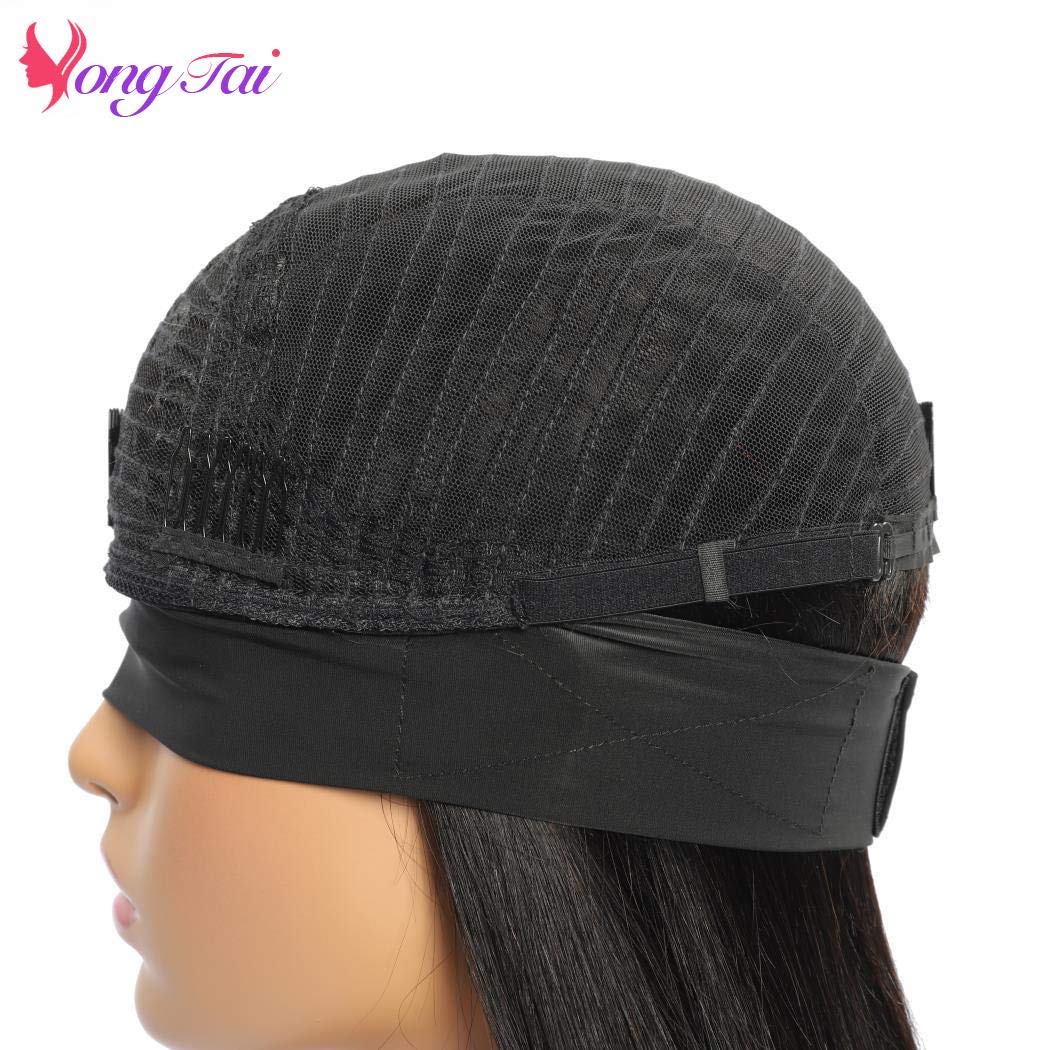 Peruvian Straight Headband Wig for Women - 24 Inch Glueless Human Hair Wig with Full Machine Made Construction - Perfect for Daily Use, Parties & Weddings | Natural Look & Comfortable Wear