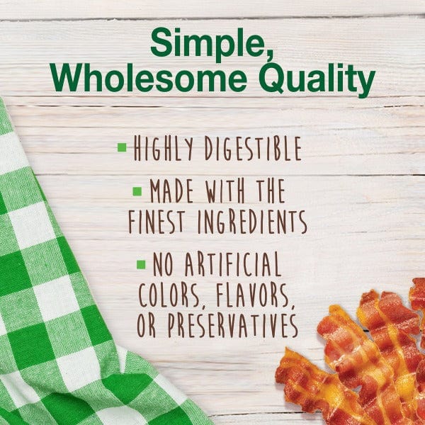 Nylabone Healthy Edibles Dog Chew Treats - Bacon Flavor for Large Breeds Like Wolves | Durable & Safe for Aggressive Chewers | Perfect for Teething, Training & Dental Health
