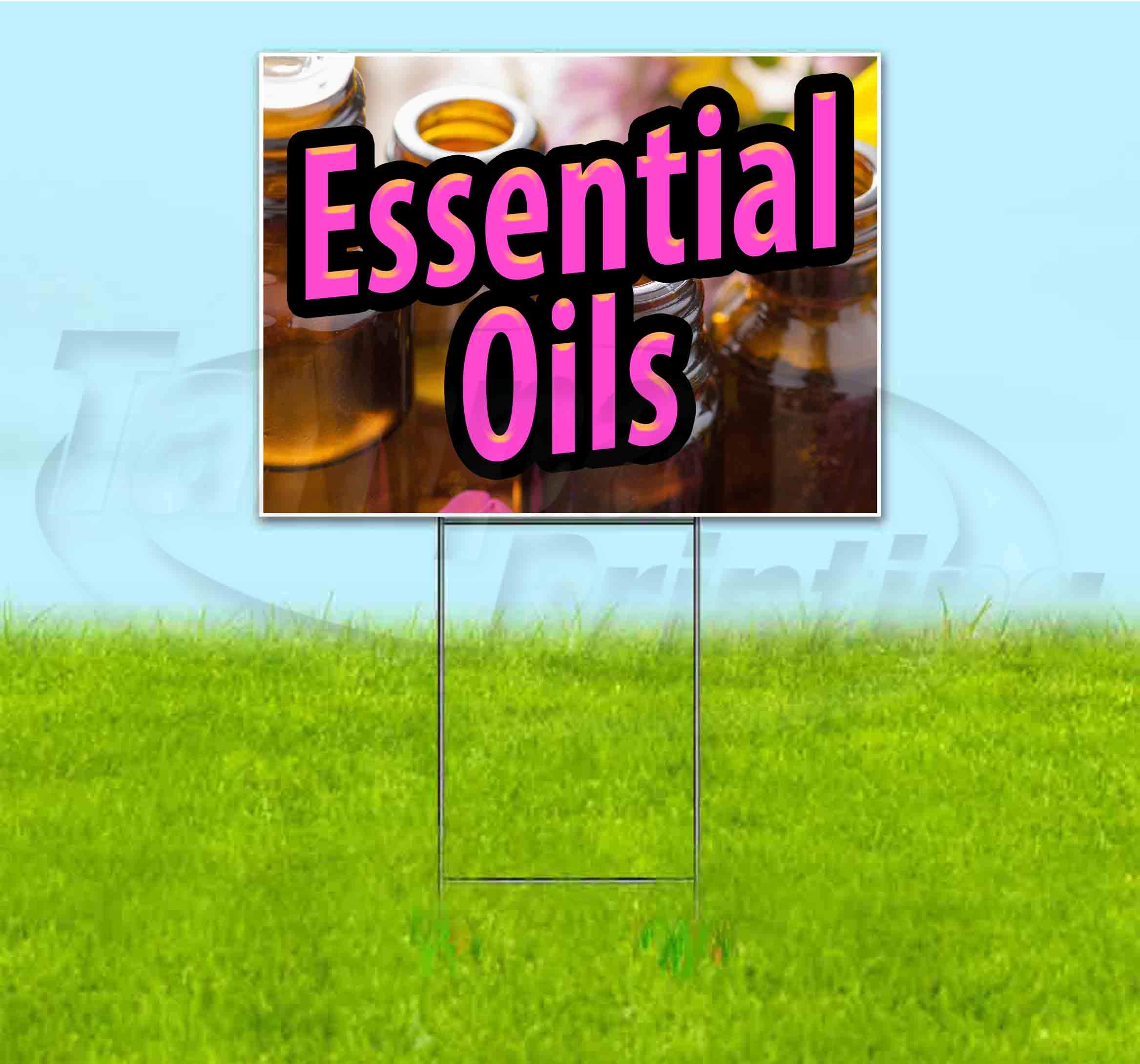 Premium Essential Oils Yard Sign - 18
