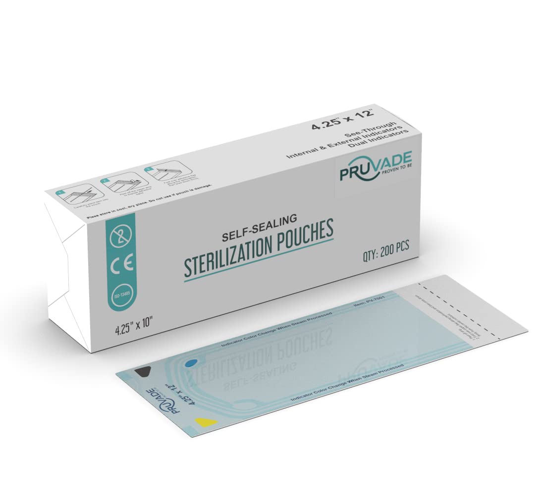 1000 Pack Sterilization Pouches 4.25