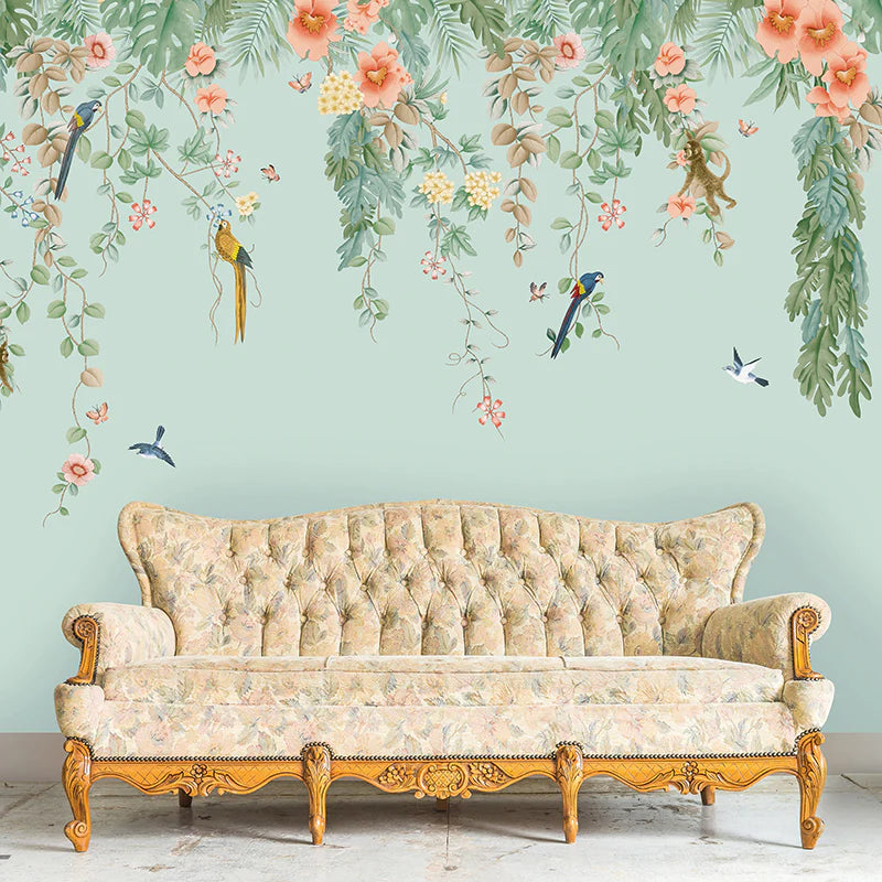 Self-Adhesive Canopy Wall Mural - Easy Peel & Stick Wallpaper for Bedroom, Nursery & Living Room Decor