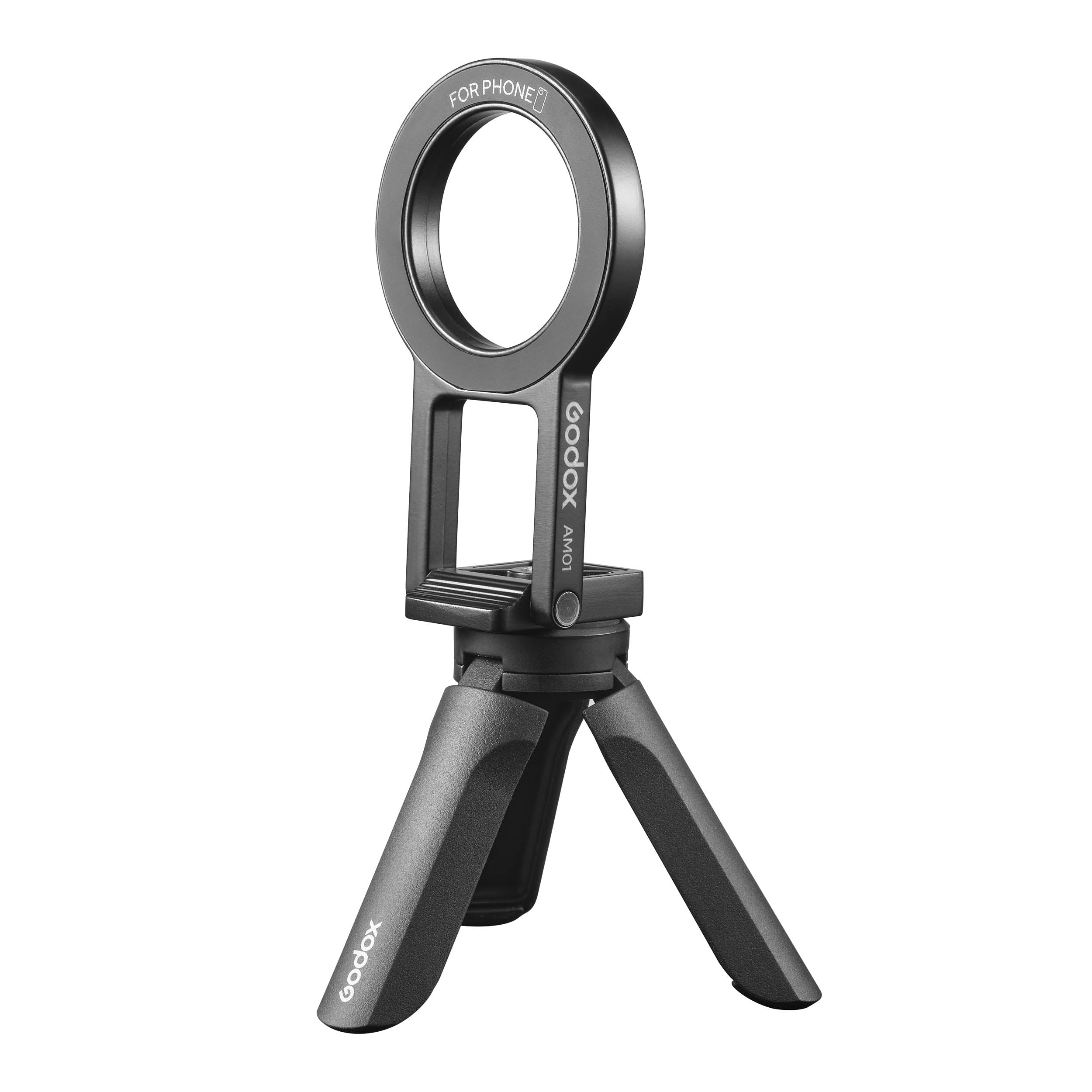 Godox MA5R Magnetic Bracket Stand AM01 - Universal Phone Mount for Photography, Vlogging & Live Streaming - Compatible with Smartphones, Tablets & Action Cameras - Perfect for Content Creators, Travel & Outdoor Shooting