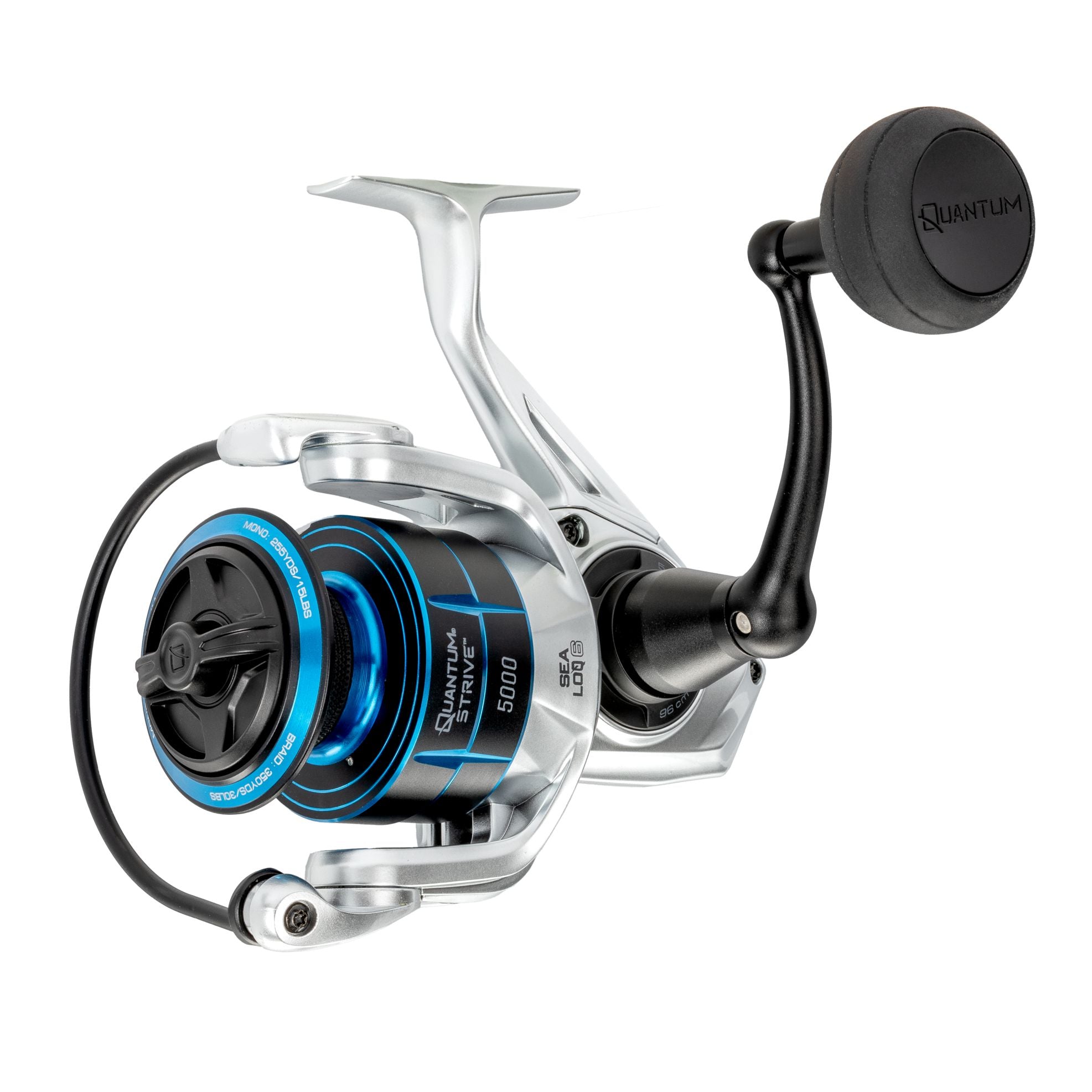 Quantum Strive Spinning Reel - High Performance Saltwater Fishing Reel with Smooth Drag System | Perfect for Offshore, Surf Fishing & Freshwater Angling