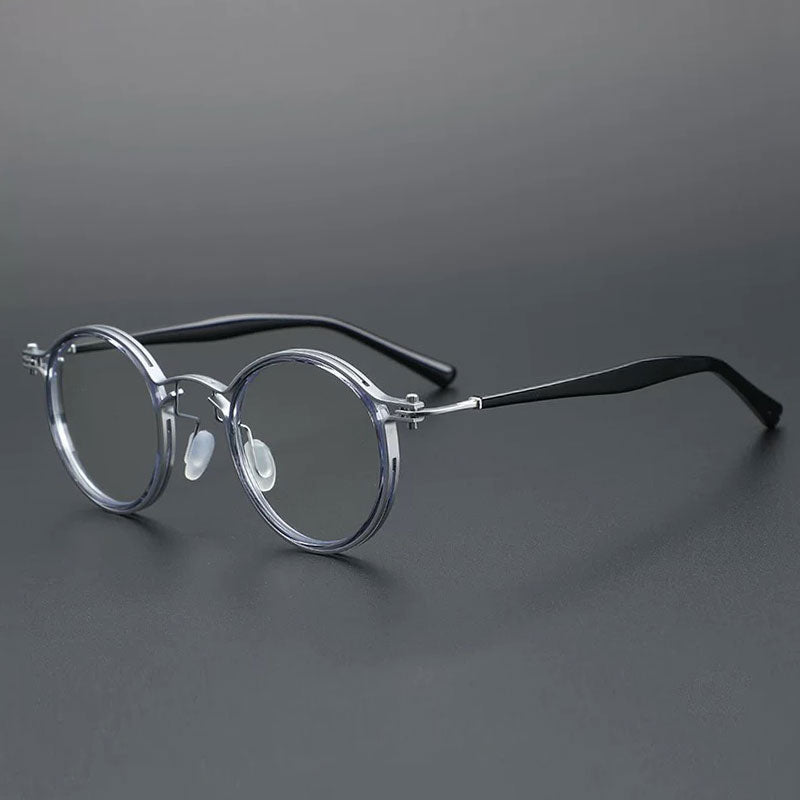 Vintage Steampunk Eyeglasses Frame JJWY2202 - Retro Round Glasses for Cosplay, Halloween Costume & Steampunk Fashion Accessories