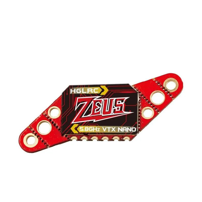 HGLRC Zeus Nano VTX 350mW FPV Racing Drone Transmitter - 16x16mm, 20x20mm, 25.5x25.5mm Mounting Options - Perfect for FPV Drone Racing, Freestyle Flying & Long-Range Video Transmission