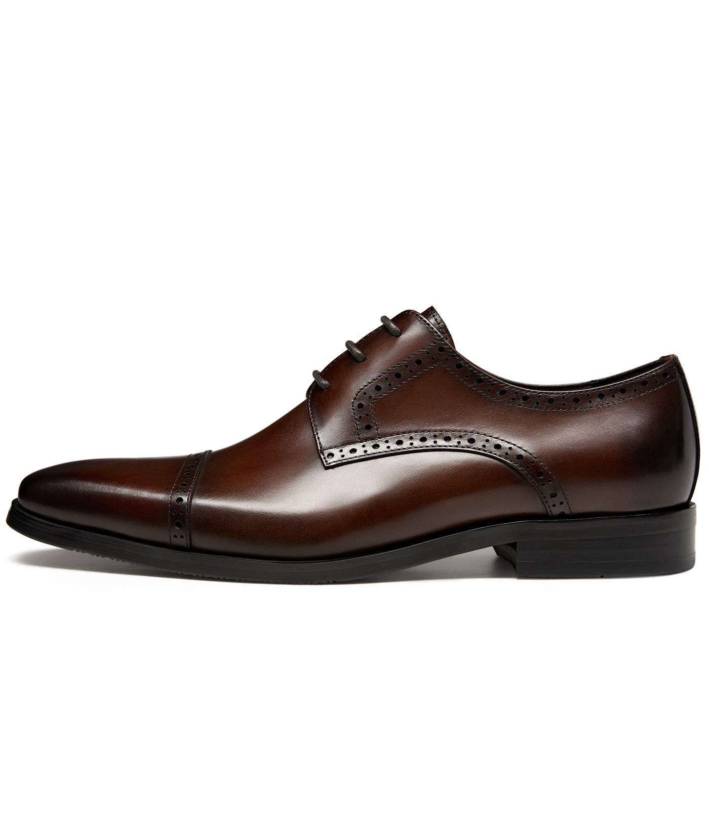 GIFENNSE Men's Classic Calfskin Leather Oxford Dress Shoes for Wedding, Business & Formal Occasions - Comfortable & Stylish Professional Footwear for Office, Parties & Special Events