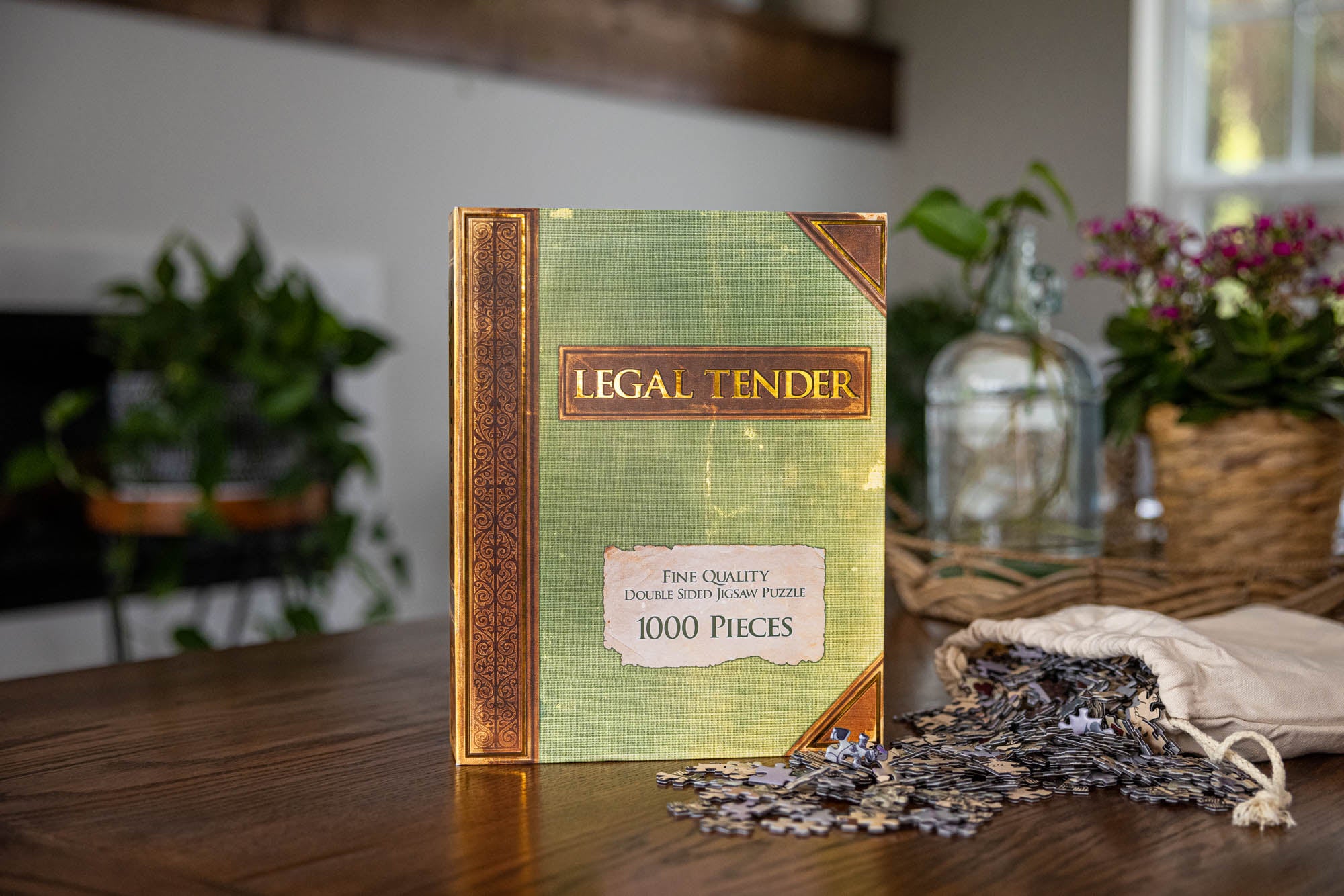 Legal Tender Jigsaw Puzzle - US Currency Themed 1000 Piece Puzzle for Adults & Collectors - Perfect for Home Decor, Gift Giving & Relaxation