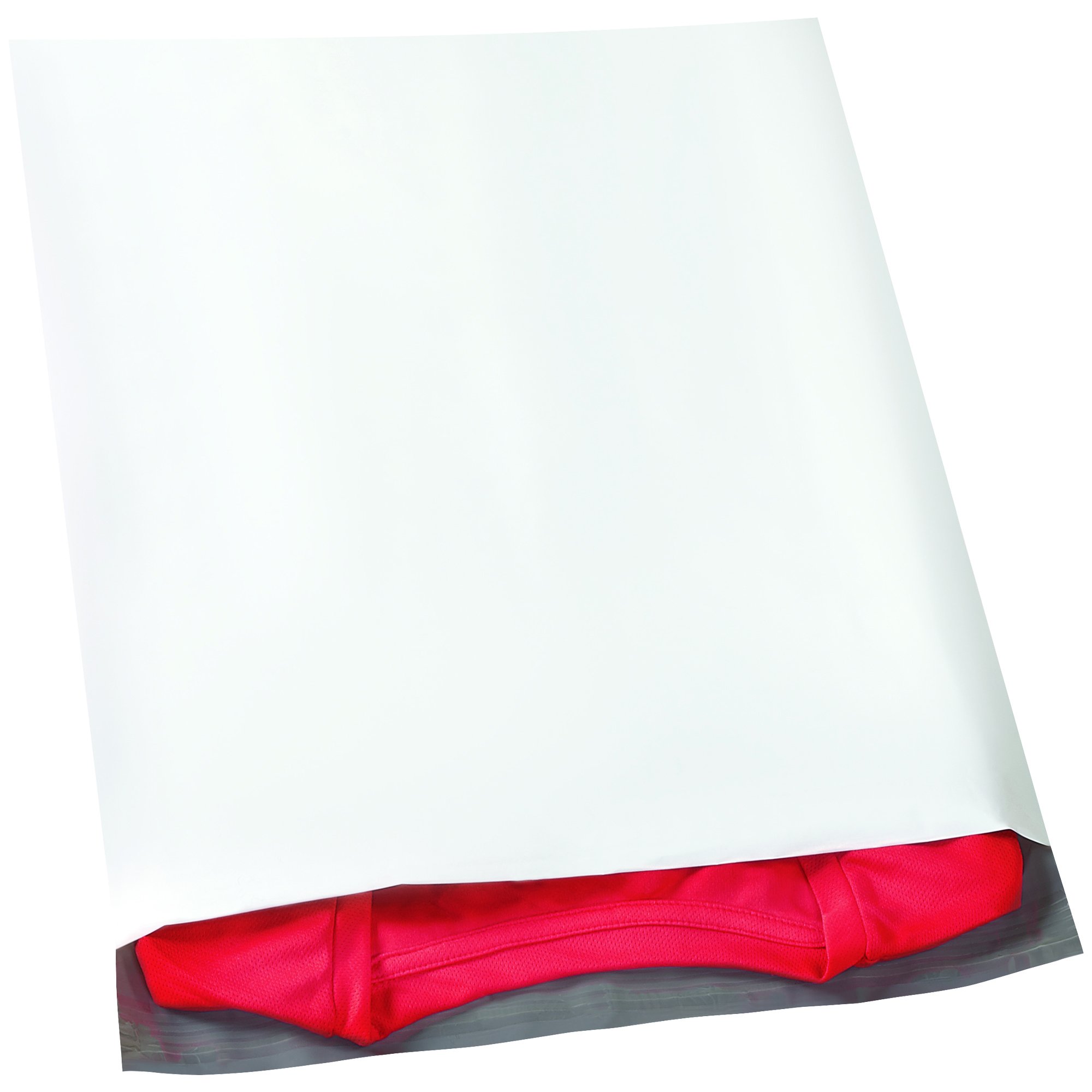 Tape Logic TLB879100PK 14x17 Inch White Poly Mailers - 100 Pack | Eco-Friendly Shipping Envelopes for Ecommerce, Clothing & Online Stores