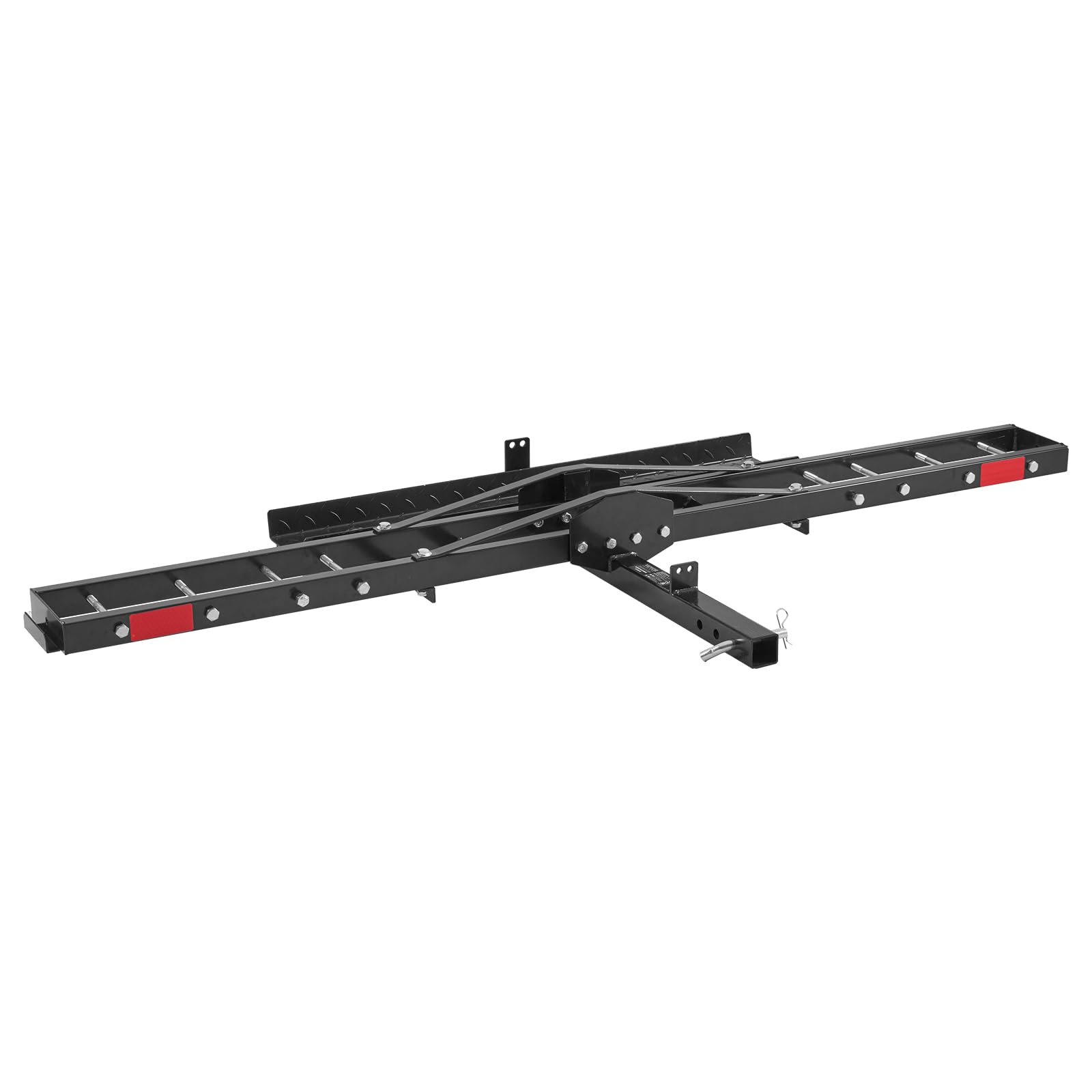 VEVOR 600 LBS Motorcycle Carrier Hitch Mount - Heavy Duty Steel Dirt Bike Trailer Hauler with 47