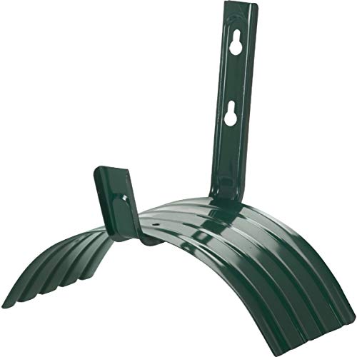 Heavy Duty Steel Hose Hanger - Wall Mounted Garden Tool Organizer for Outdoor Watering, Yard Maintenance & Garage Storage